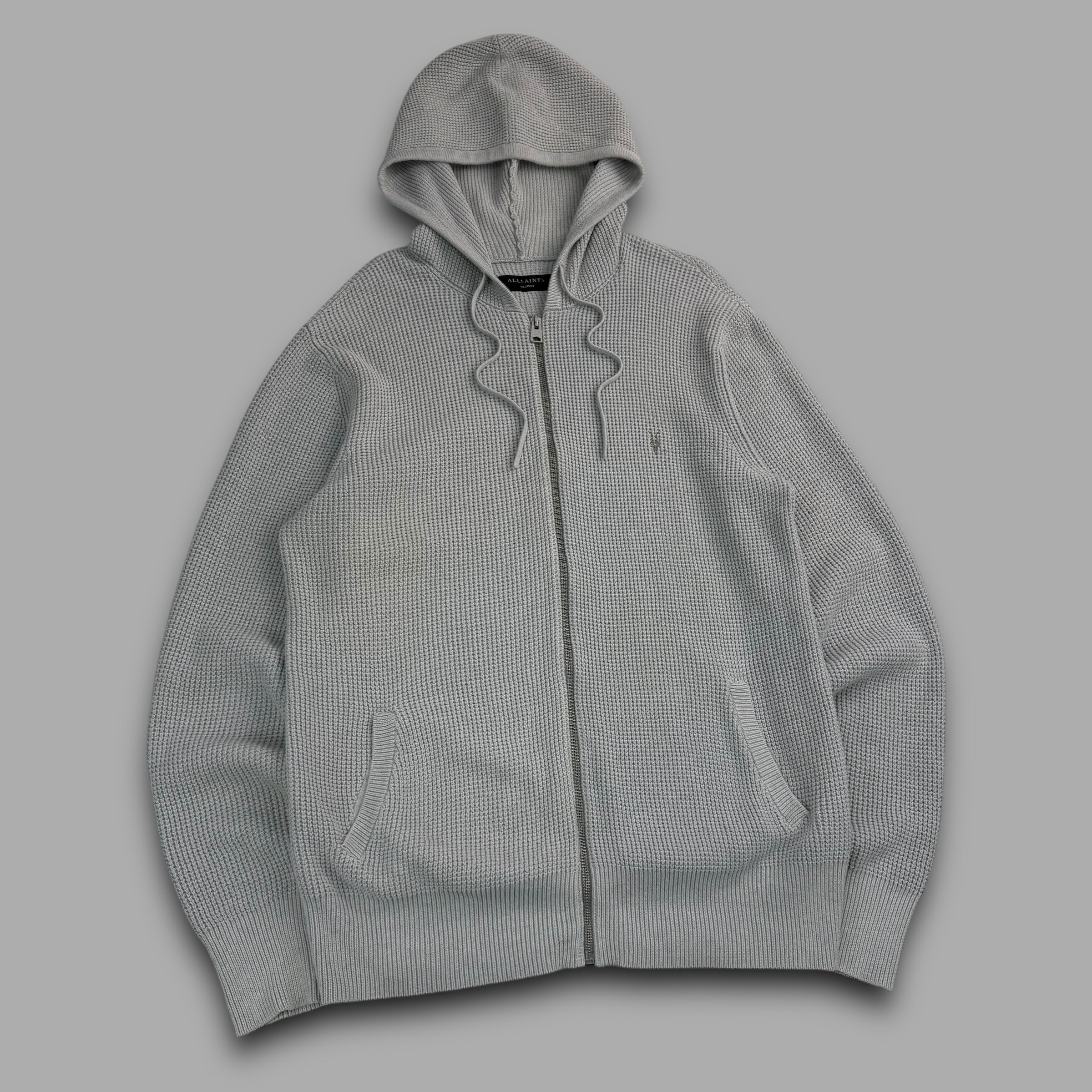 All saints 2000's knit trias hoodie (M)