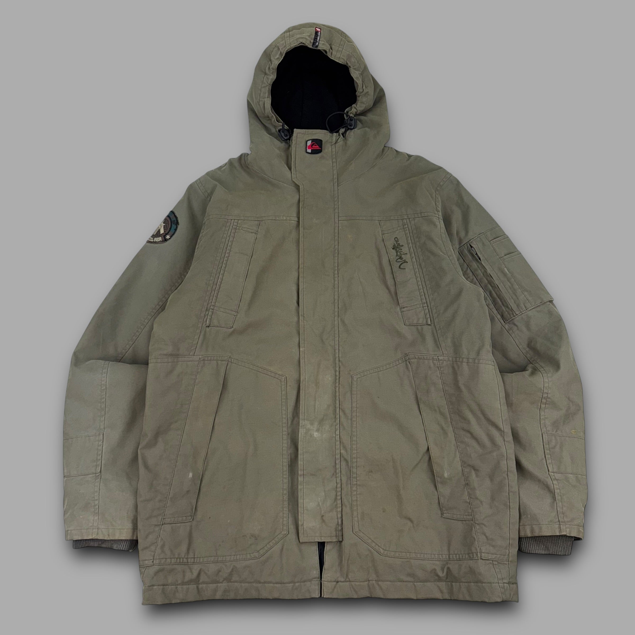 Quiksilver 2000's technical multi-pocket park jacket (S)