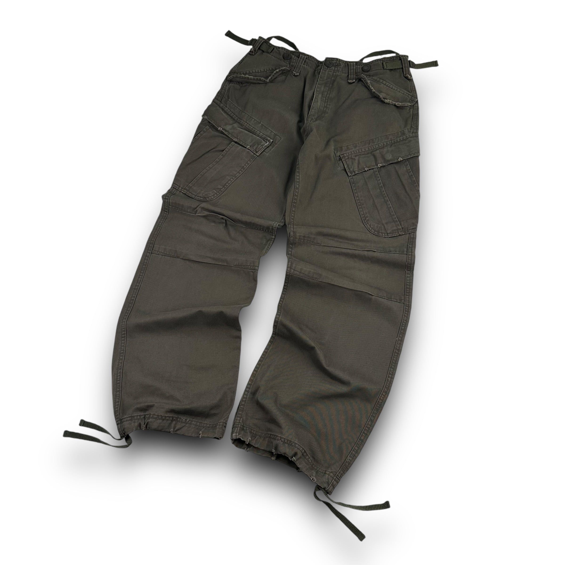 Burton 2000's baggy wide leg cargo bottoms (S-L)