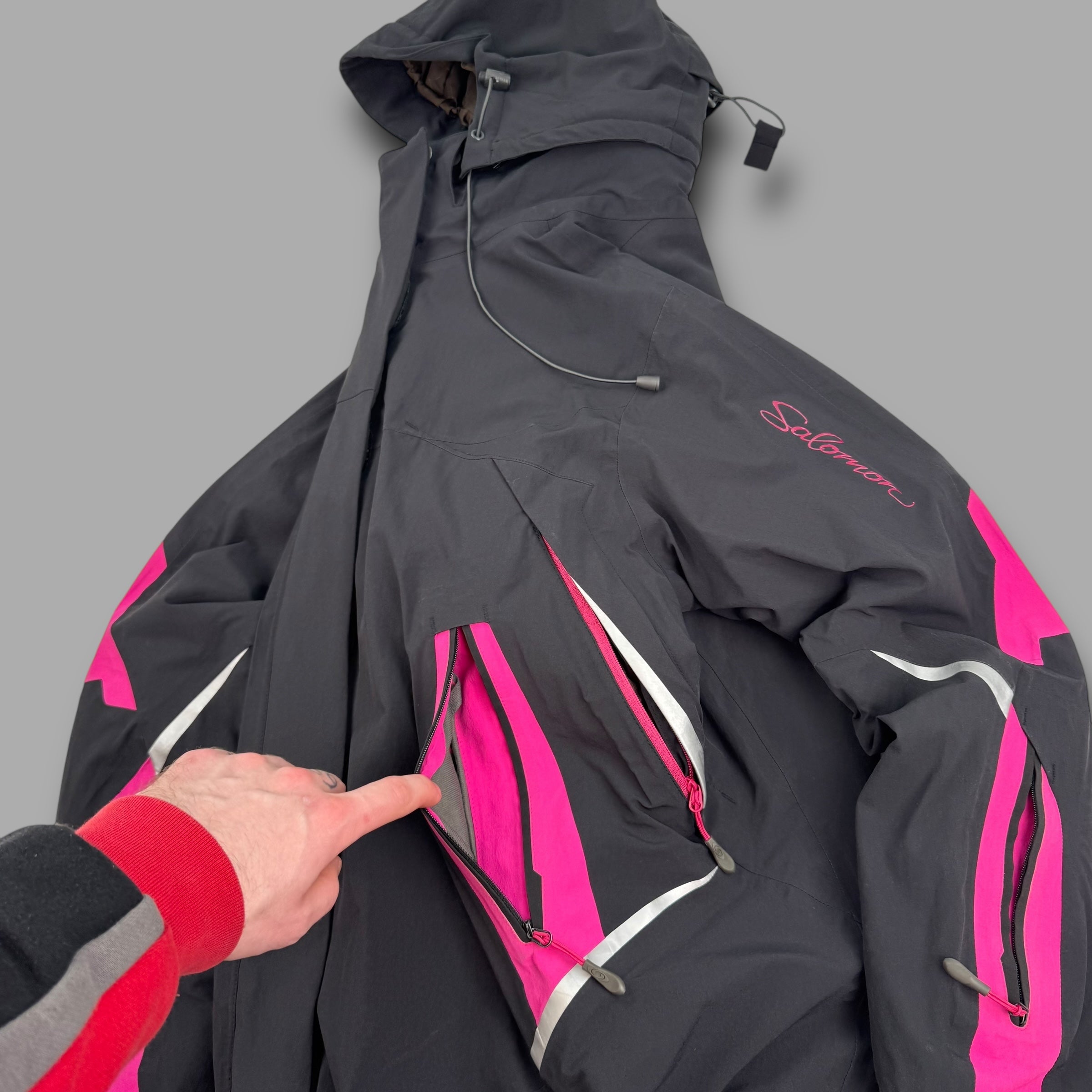 Salomon 2008 technical vented clima pro softshell ski jacket (M) wms