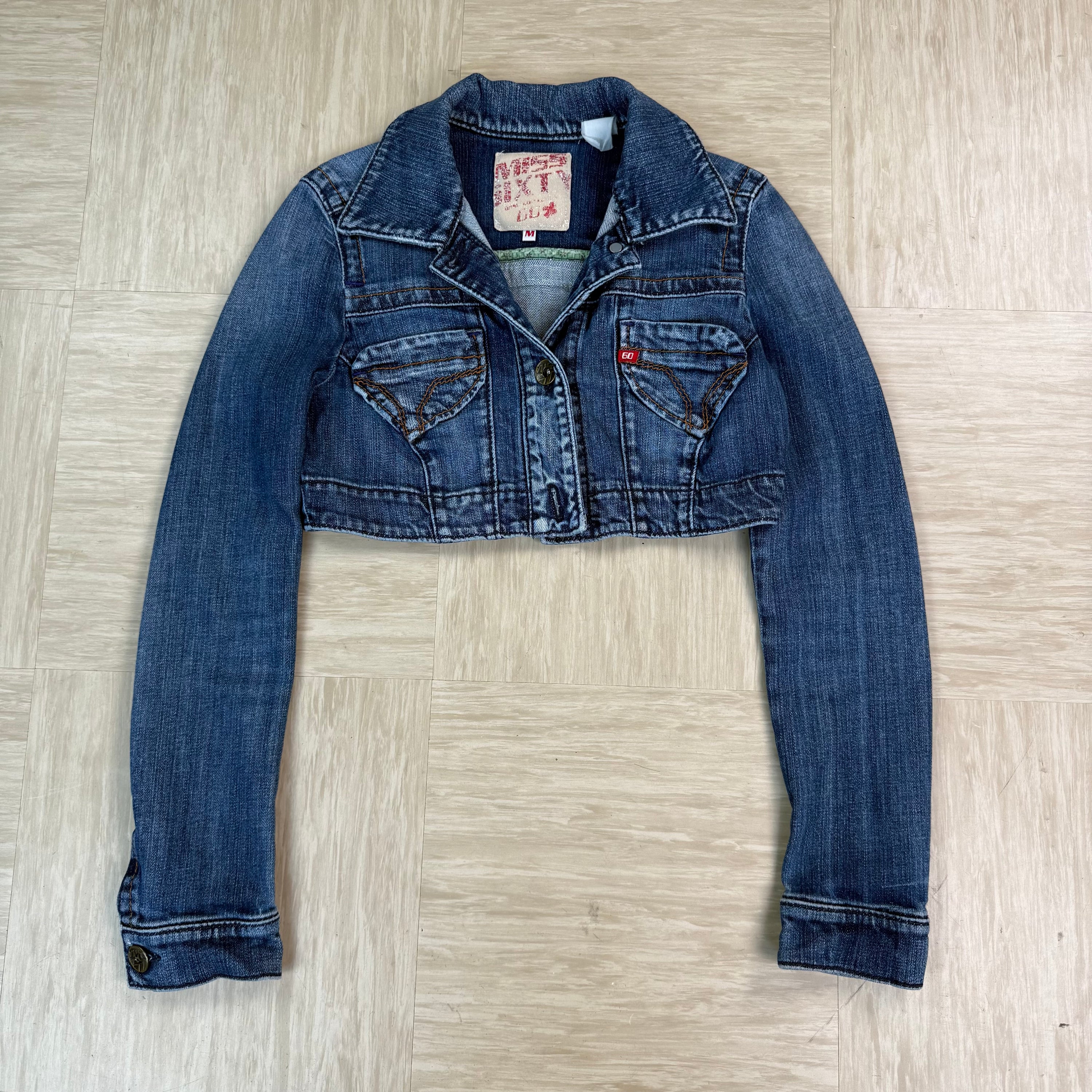 Miss sixty 2000's cropped denim jacket (XS) wms