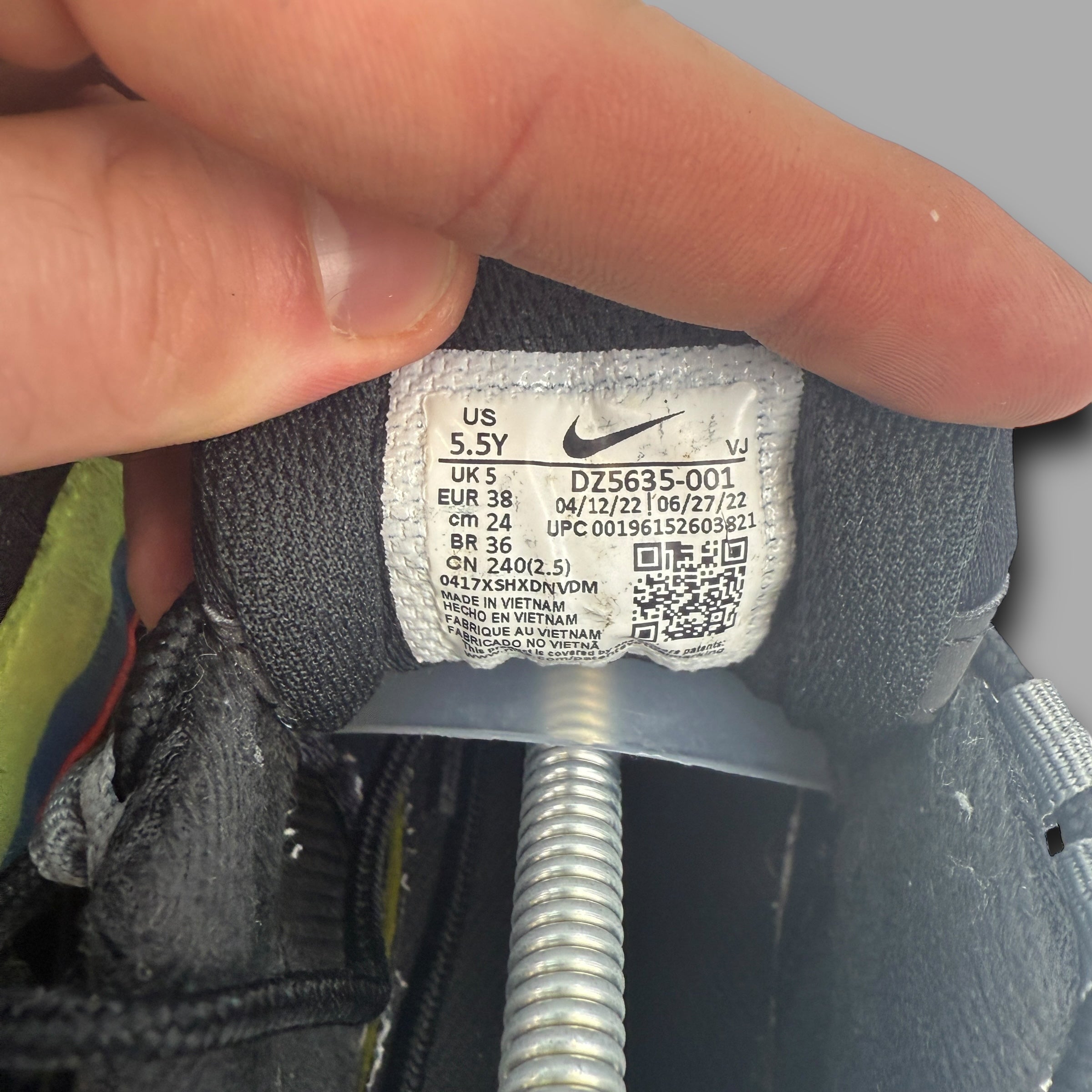 Nike airmax 95 black multicolour (UK5)