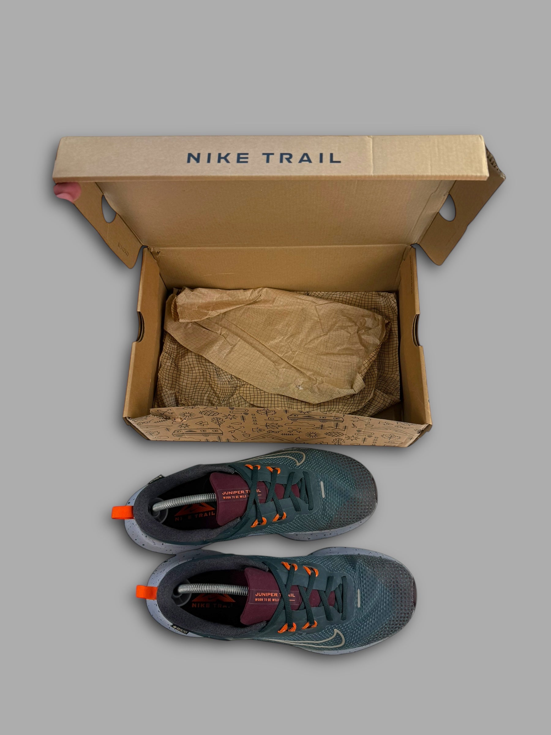 Nike juniper trail 2 gore-tex running trainer (UK9)