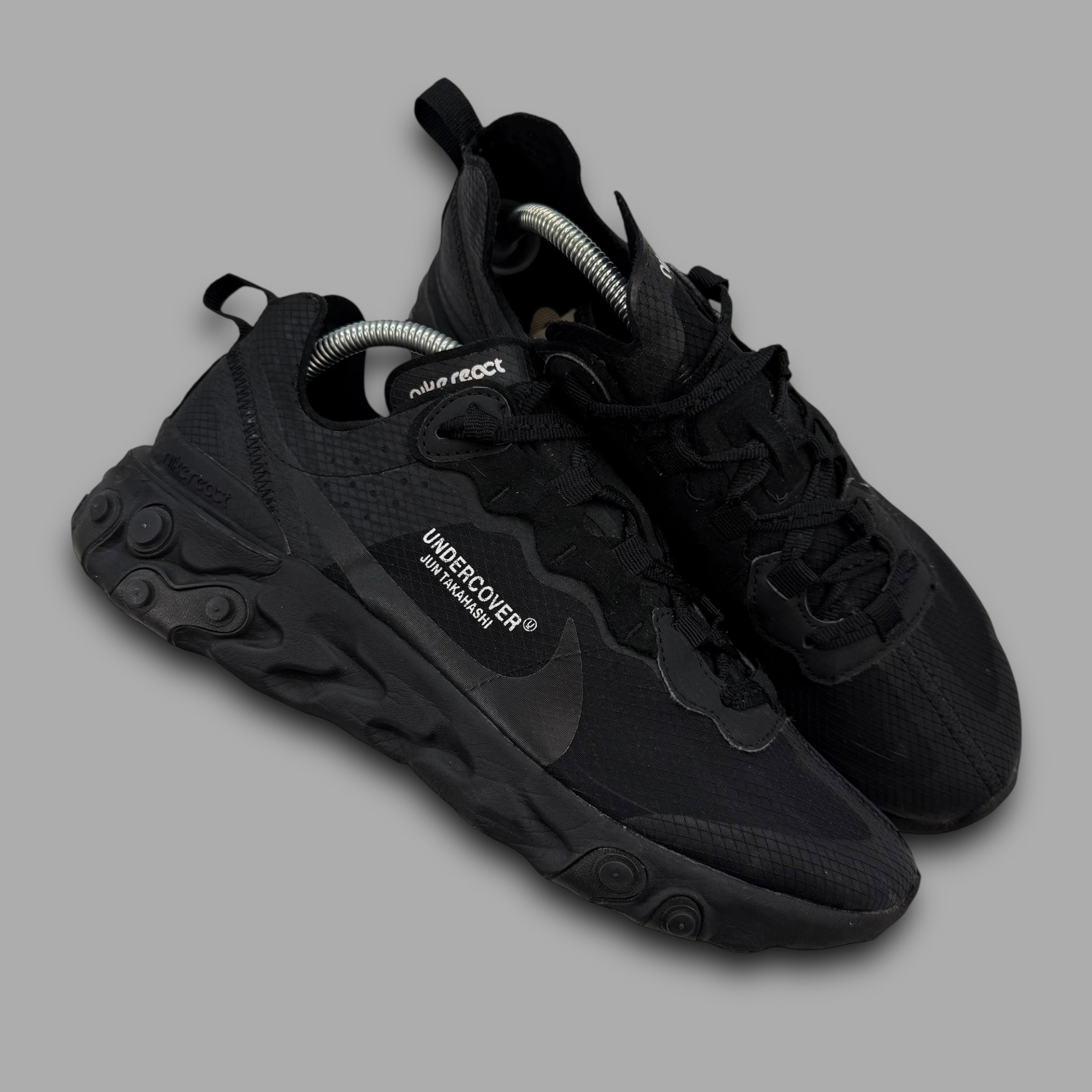 Nike react x undercover 'triple black' 2017 (UK8.5)