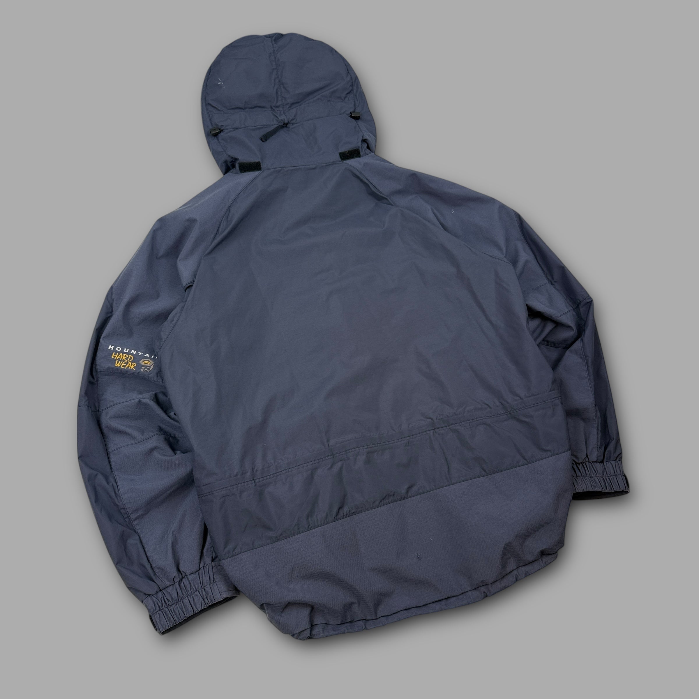 Mountain hardwear 2000's technical panelled conduit full zip softshell ski jacket (L)