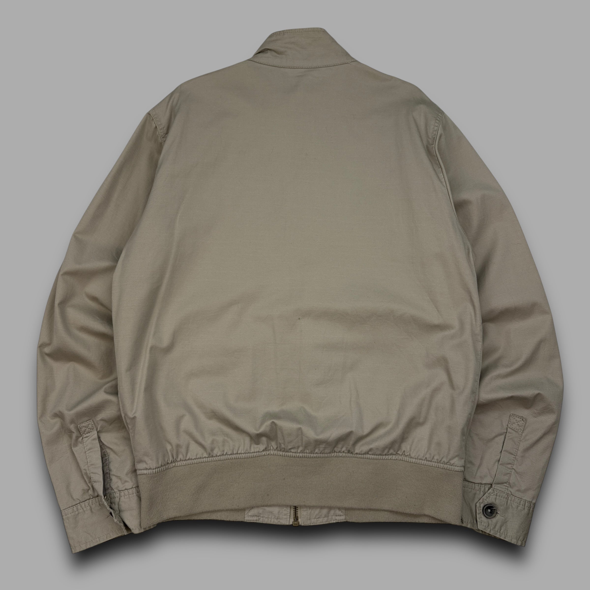 Quiksilver 2000's technical dual pocket harrington coach jacket (M)
