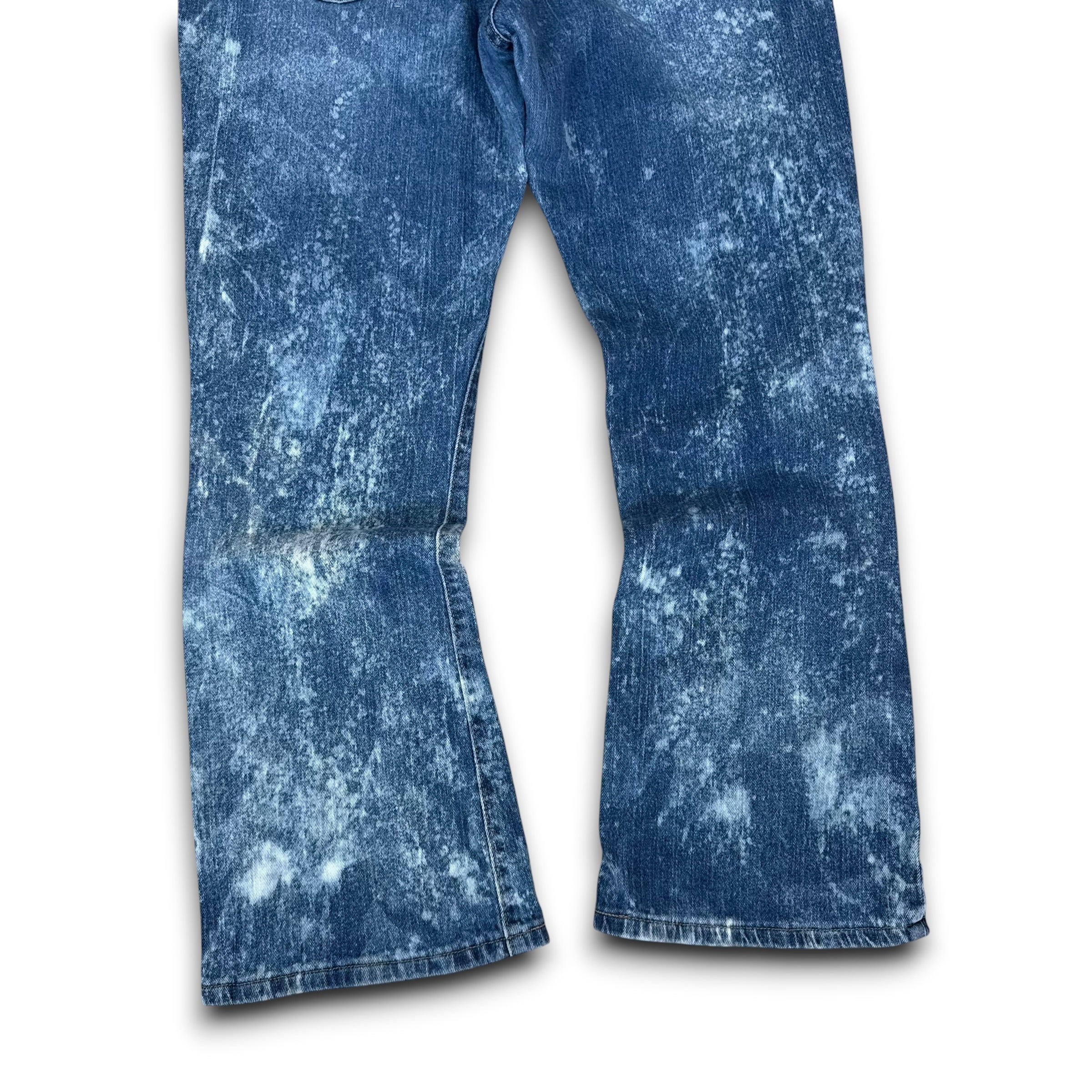 Levi's 515 2000's nouveau bootcut acid washed denim jeans (M-L)