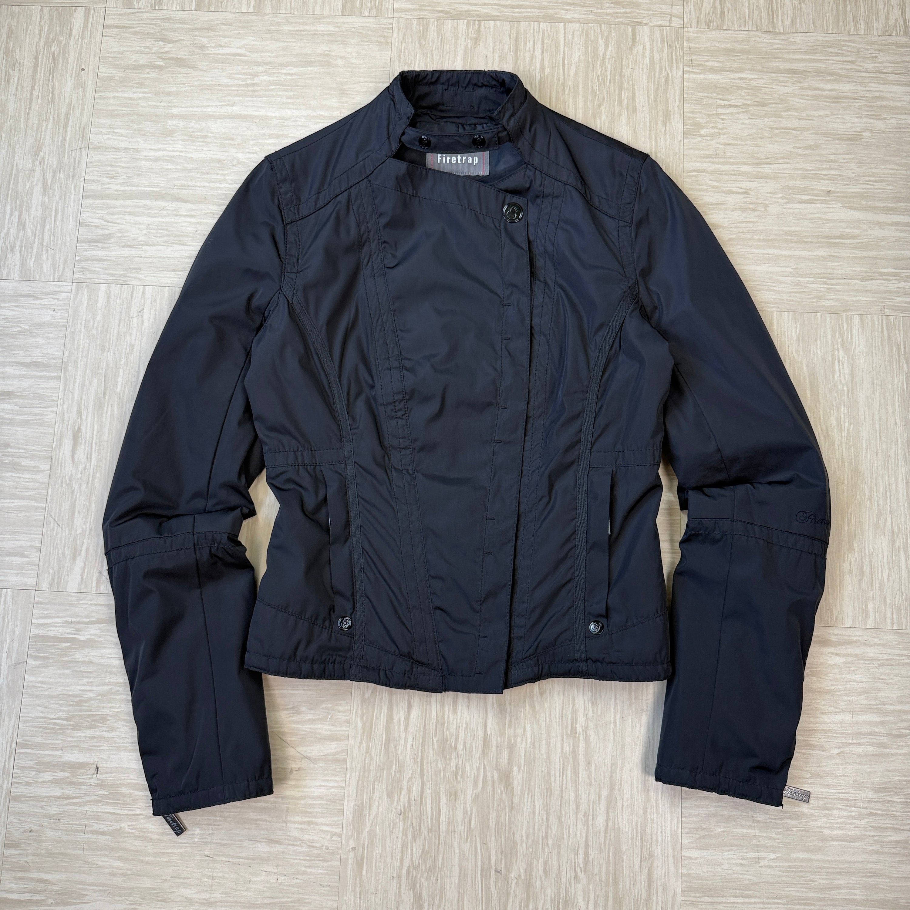 Firetrap 2000's technical high neck fitted cropped jacket (S) wms