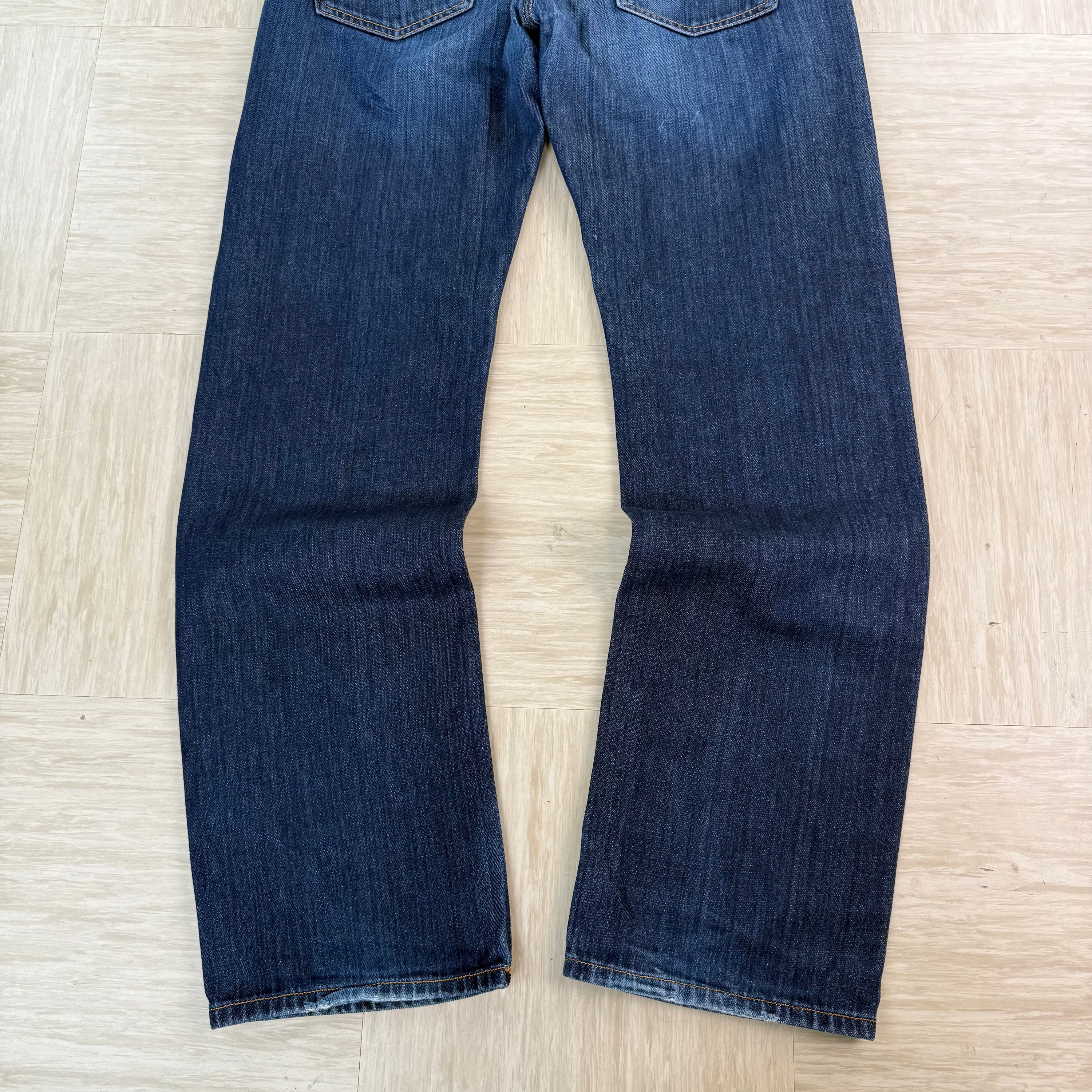 Diesel 2000's larkee dark denim relaxed straight fit (M-L)