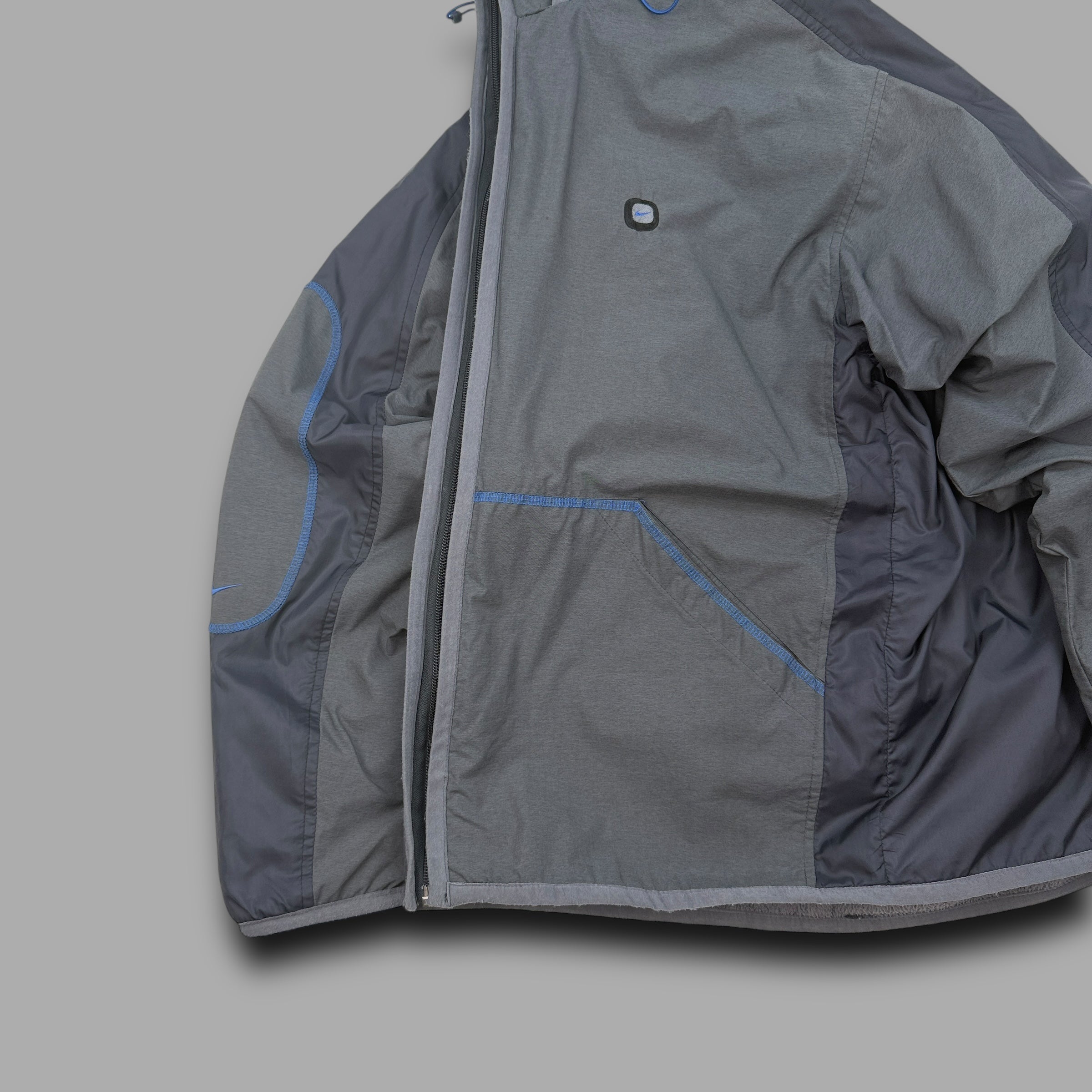 Nike presto 2000's technical panelled fleece lined jacket (S)