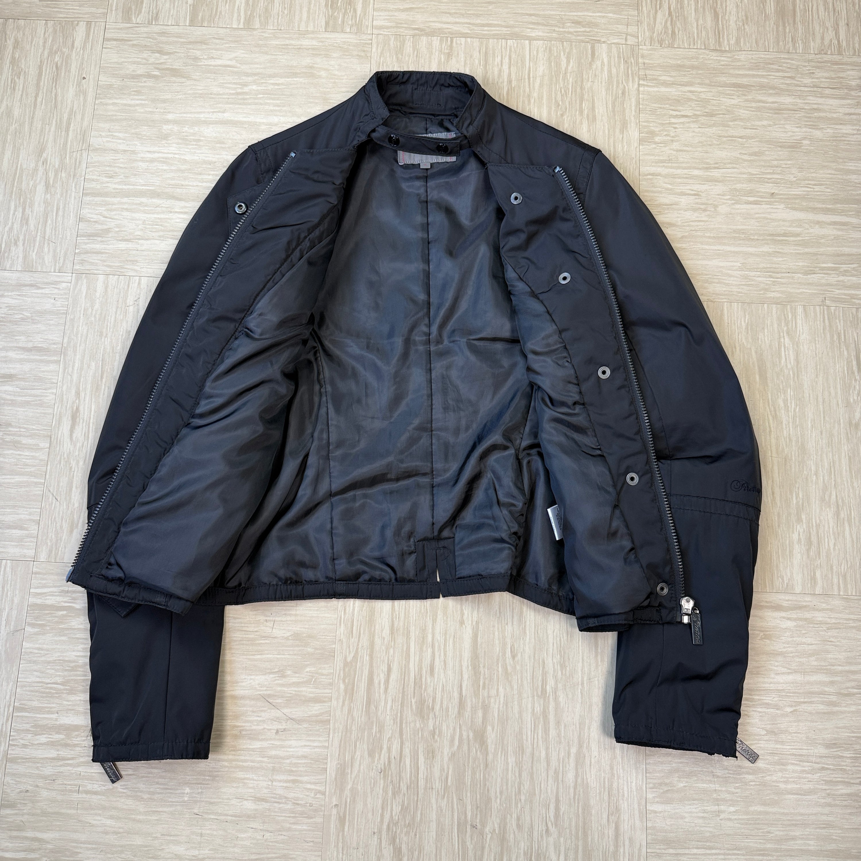 Firetrap 2000's technical high neck fitted cropped jacket (S) wms