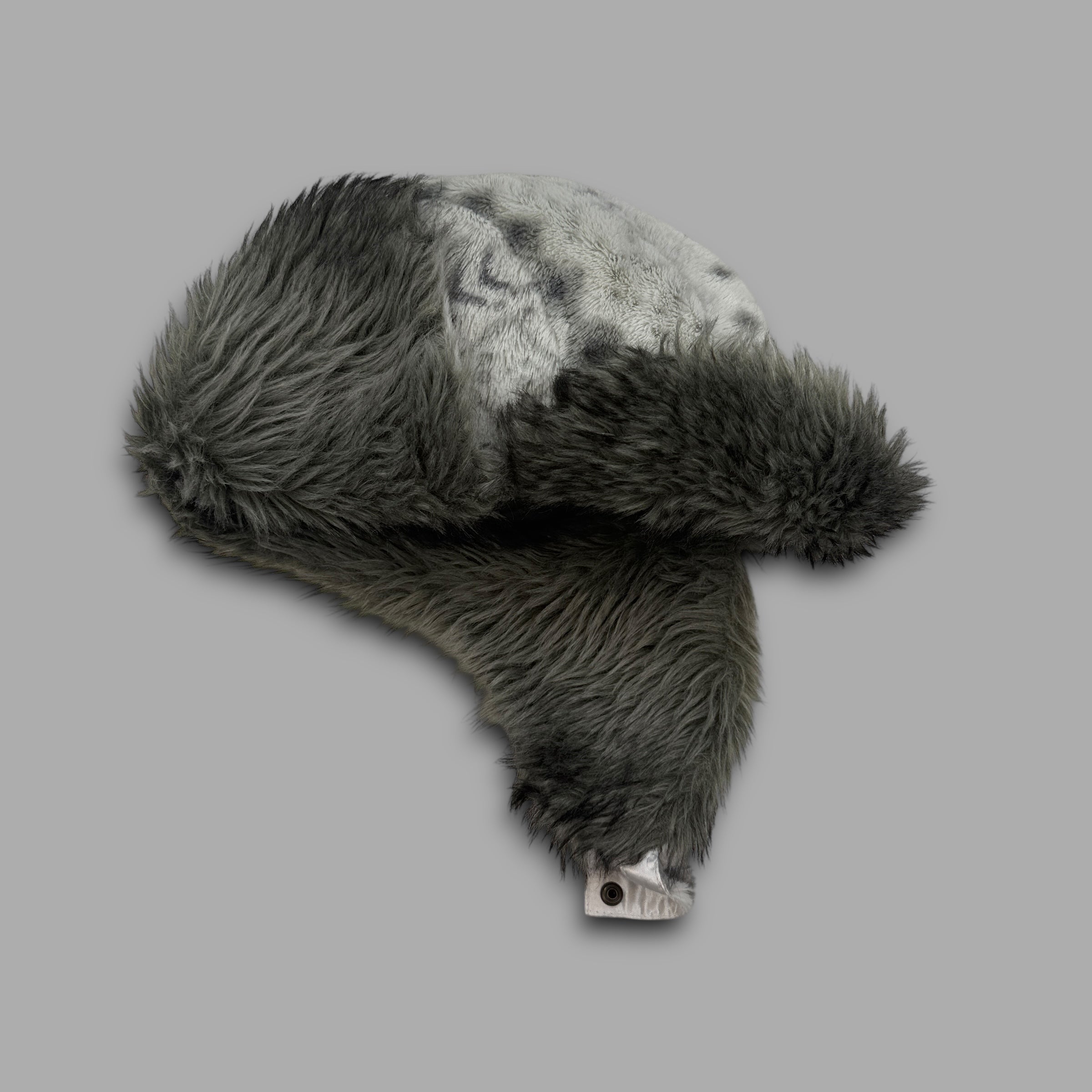 Golddigga snow leopard fluffy trapper hat (N/A) wms