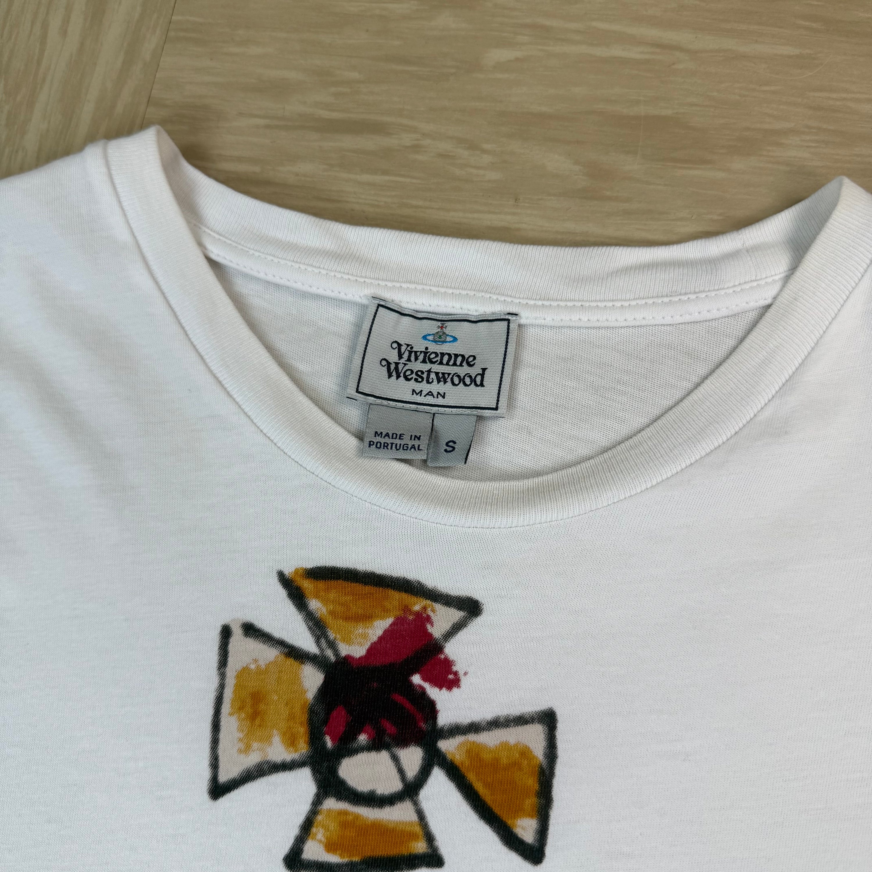 Vivienne Westwood 2000's graphic fitted orb tee (S)