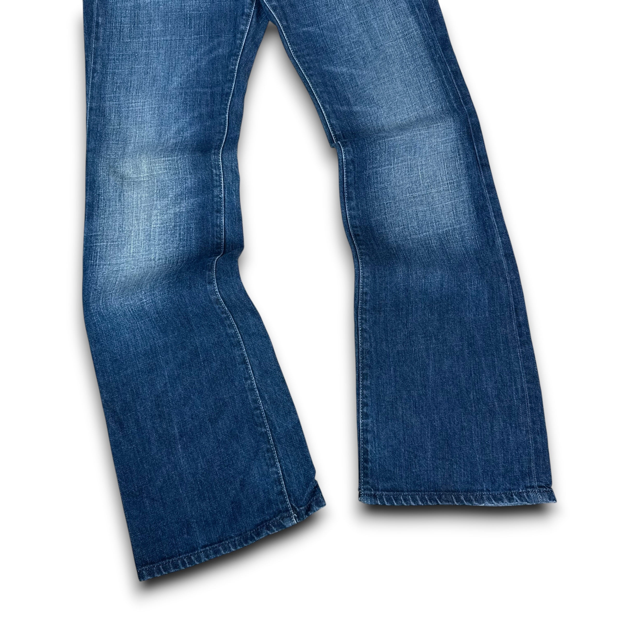 Diesel ronhar 2000's dark denim low waisted bootcut jeans (S)