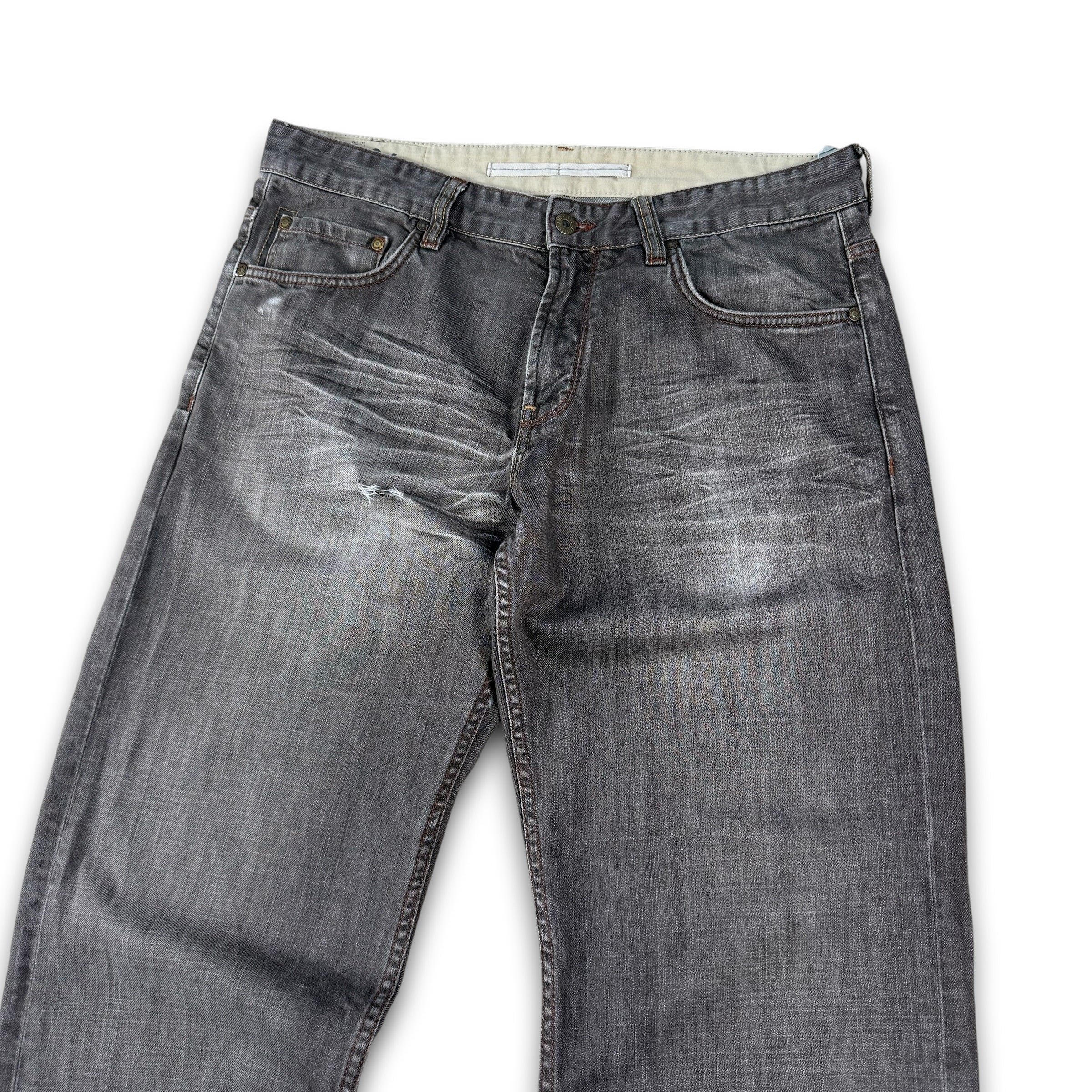 Timberland 2000's distressed bootcut denim jeans (L)