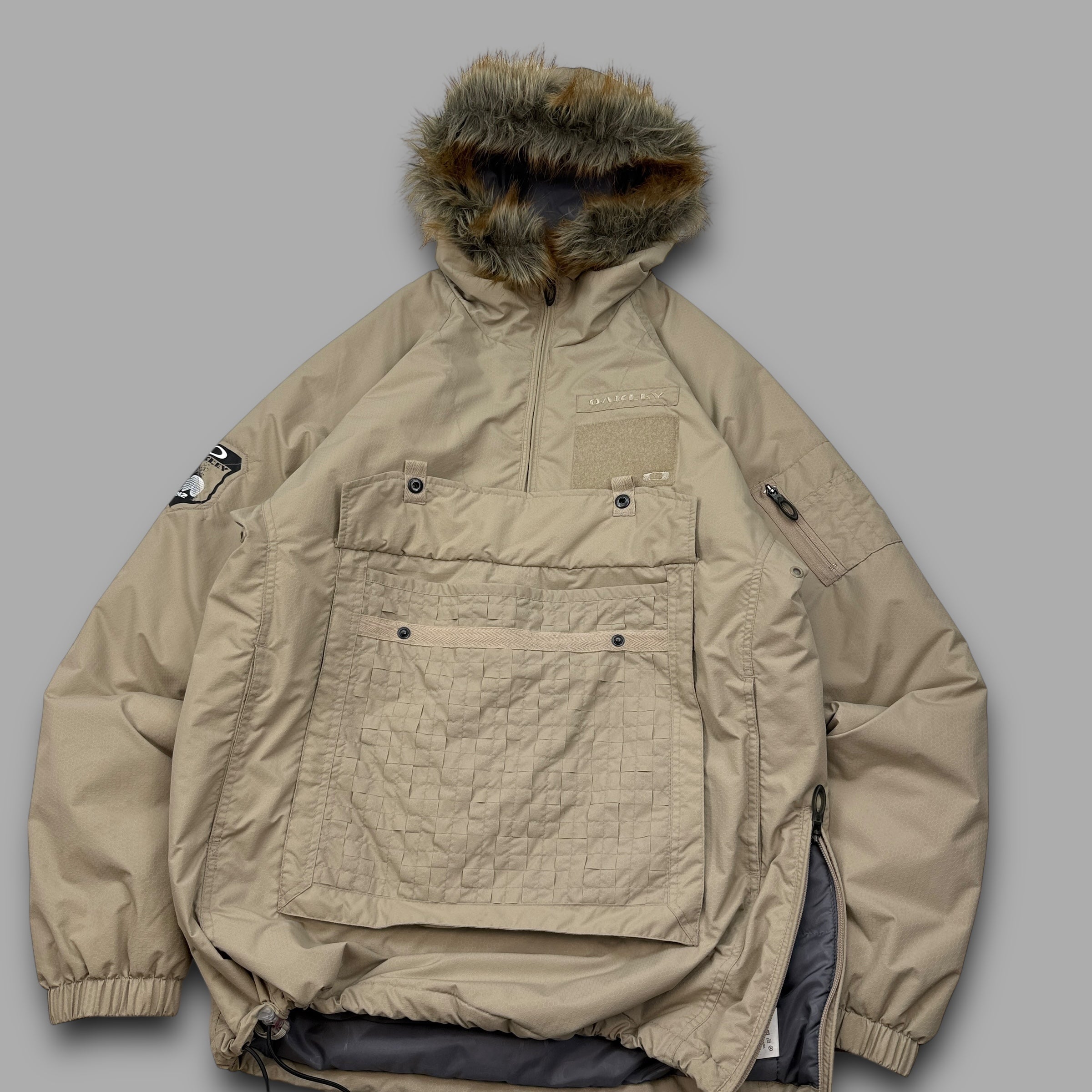 Oakley 2006 technical half zip nylon shell jacket (M)