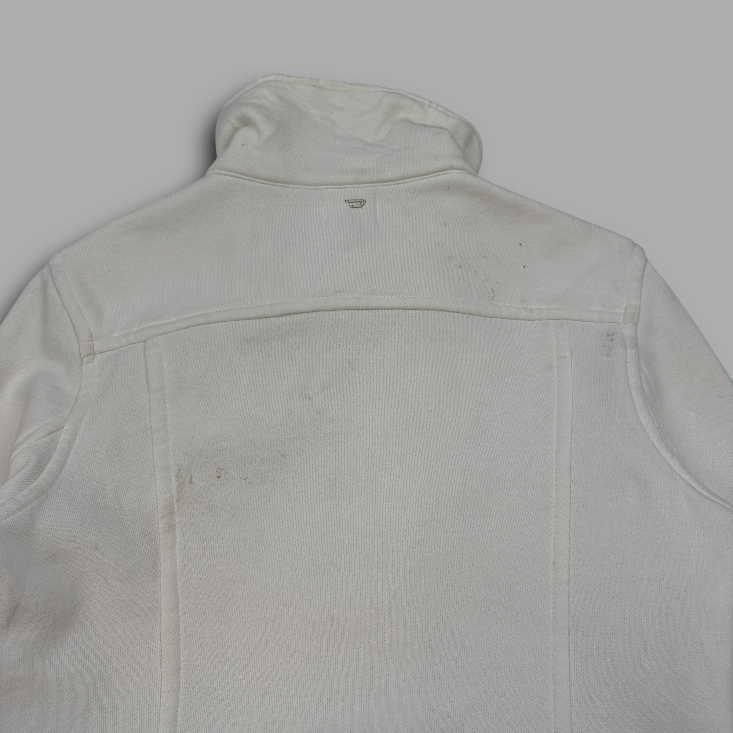 Diesel 2000’s asymmetrical button-up cotton jacket (M)