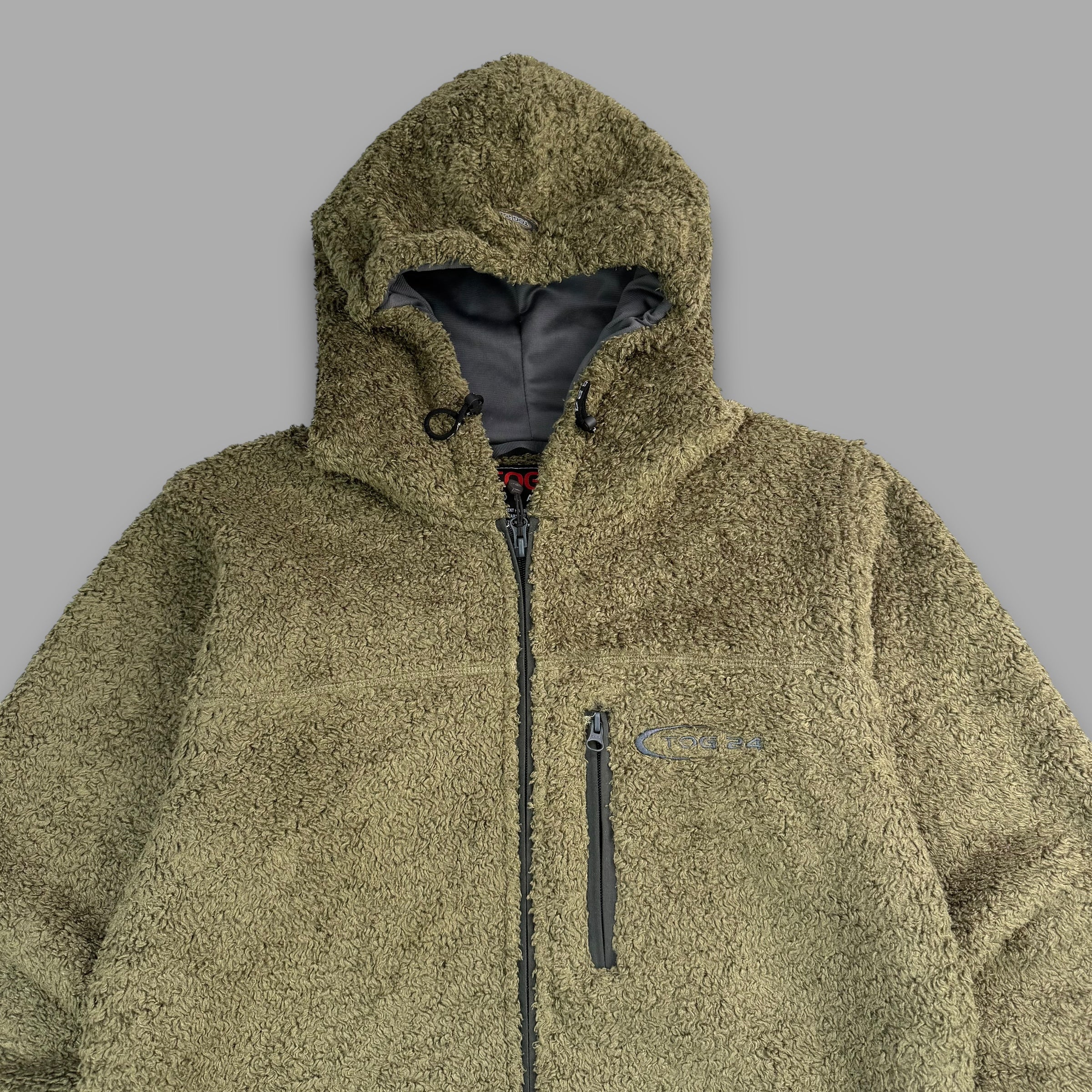 Tog24 1990's deep pile polartec 'gorilla' fleece jacket (M)