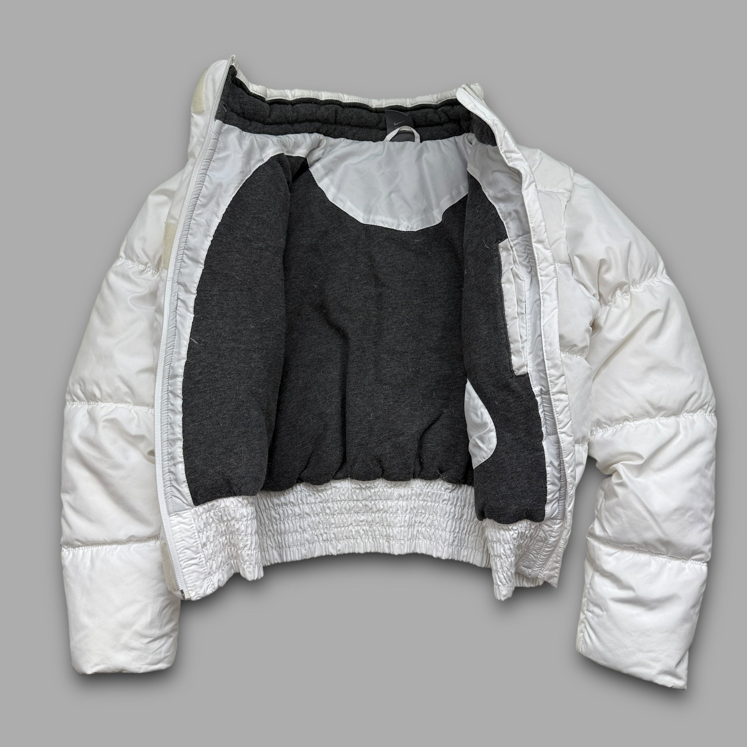 Nike 2000's technical downfilled cropped puffer jacket (S) wms