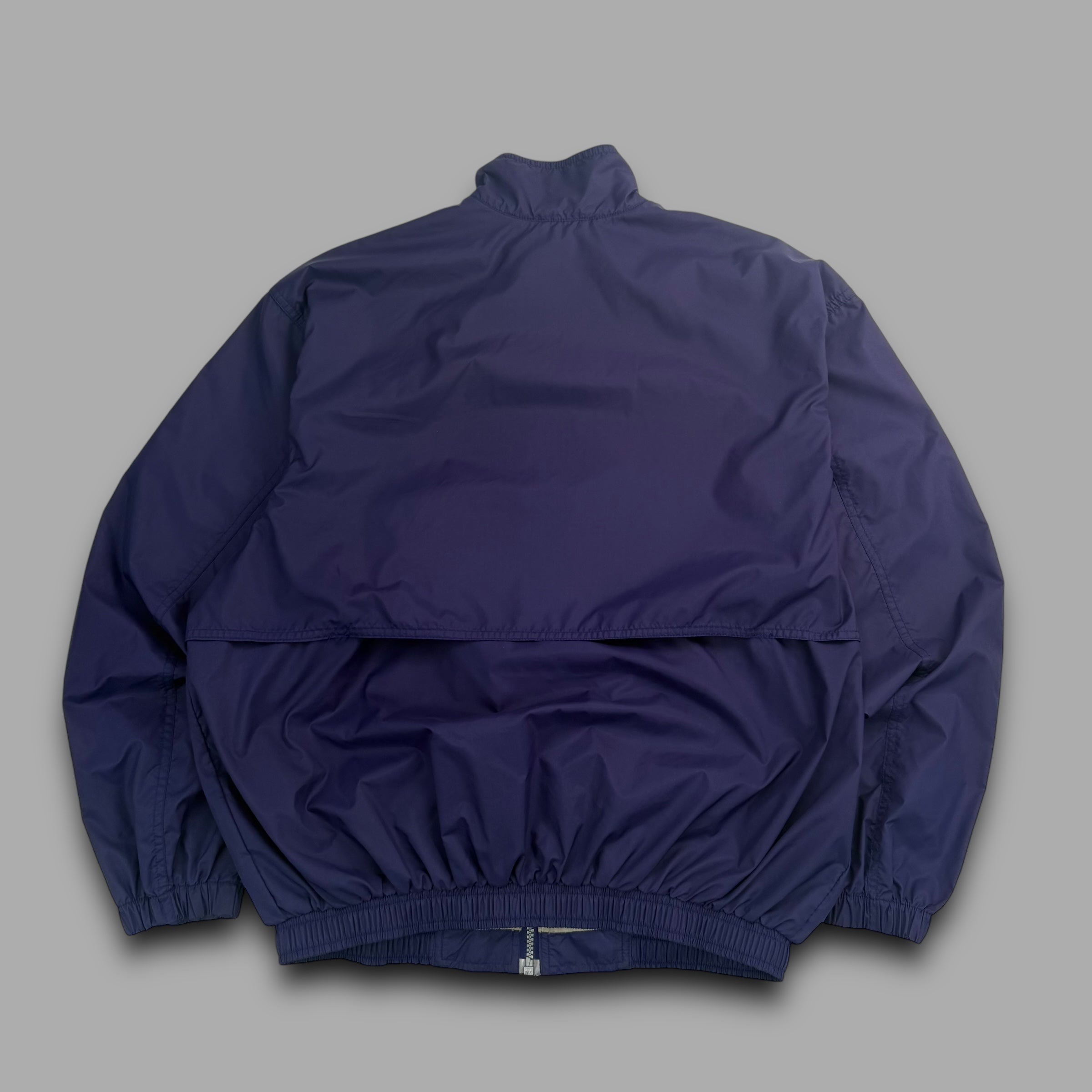 Nike 1990's packable full zip cropped nylon windbreaker (S)