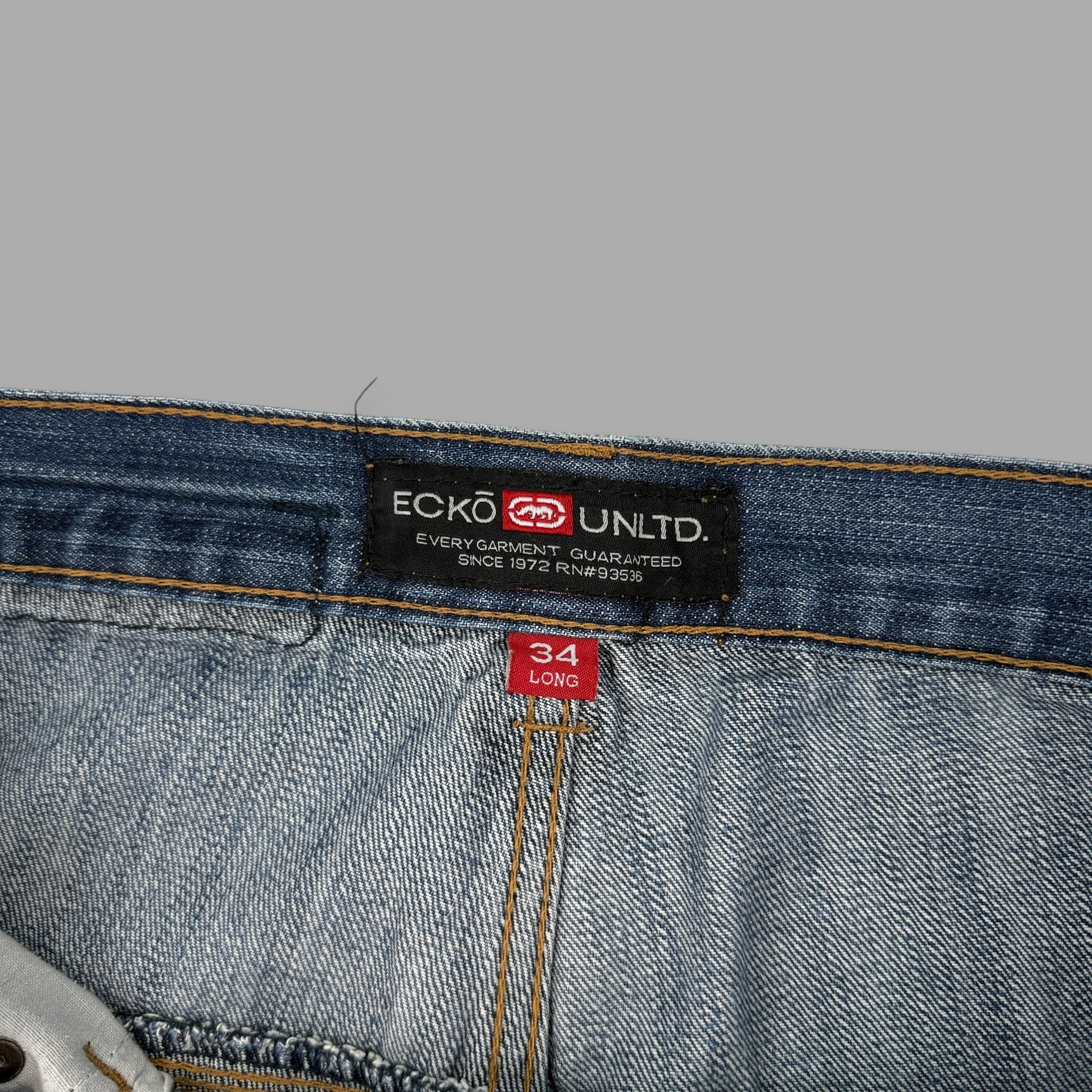 Ecko 2000's baggy denim carpenter style trousers (M-L)