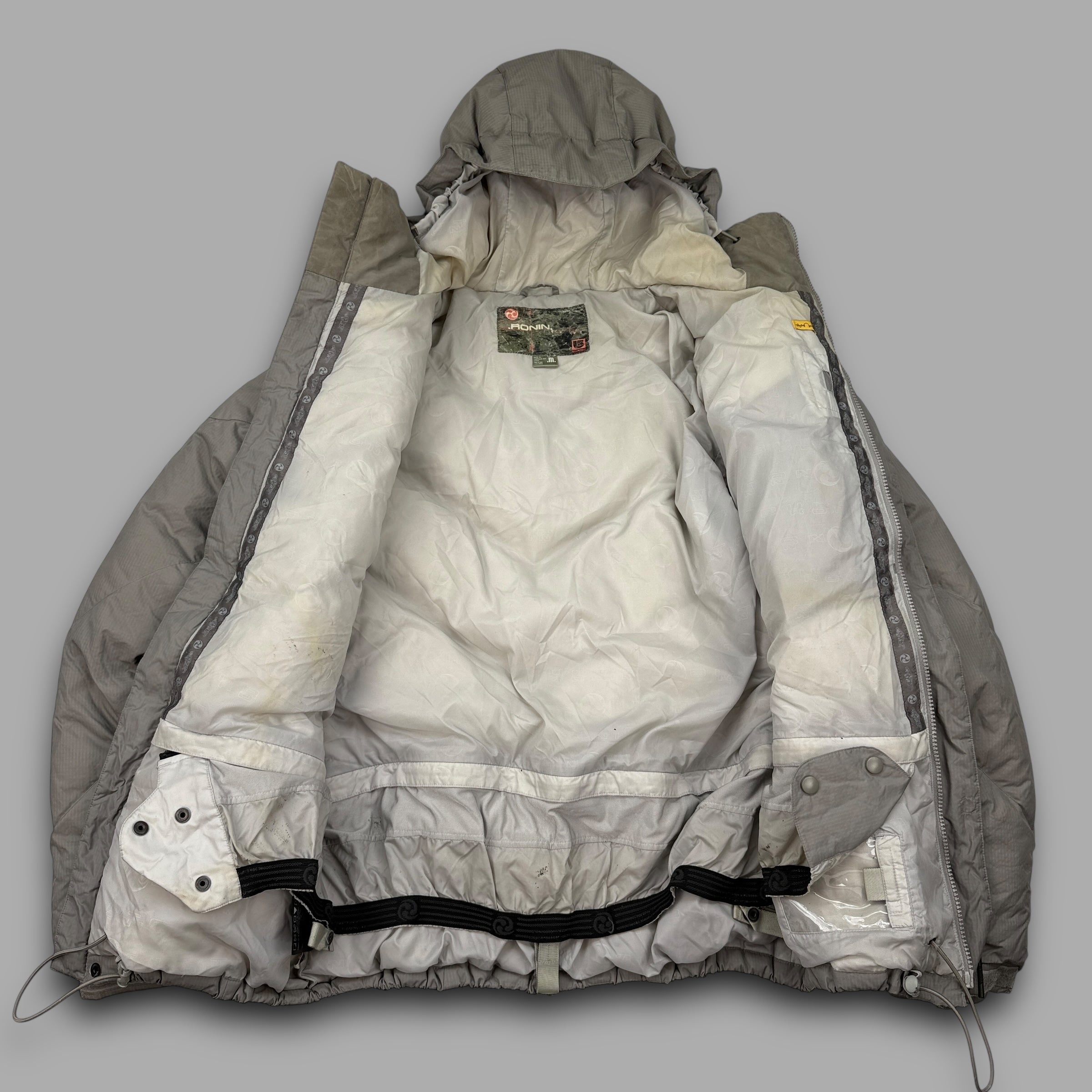 Burton ronin 2000's technical downfilled vented puffer ski jacket (L-XL)