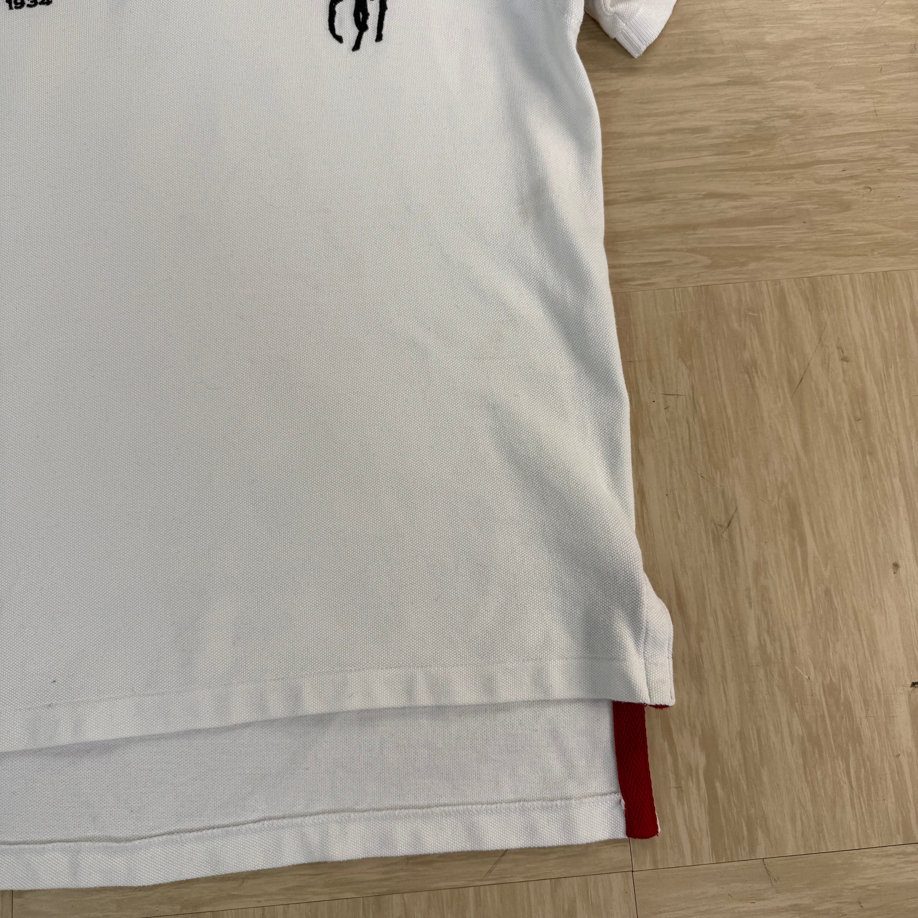Ralph Lauren 2000's big pony UAE embroidered polo shirt (S)