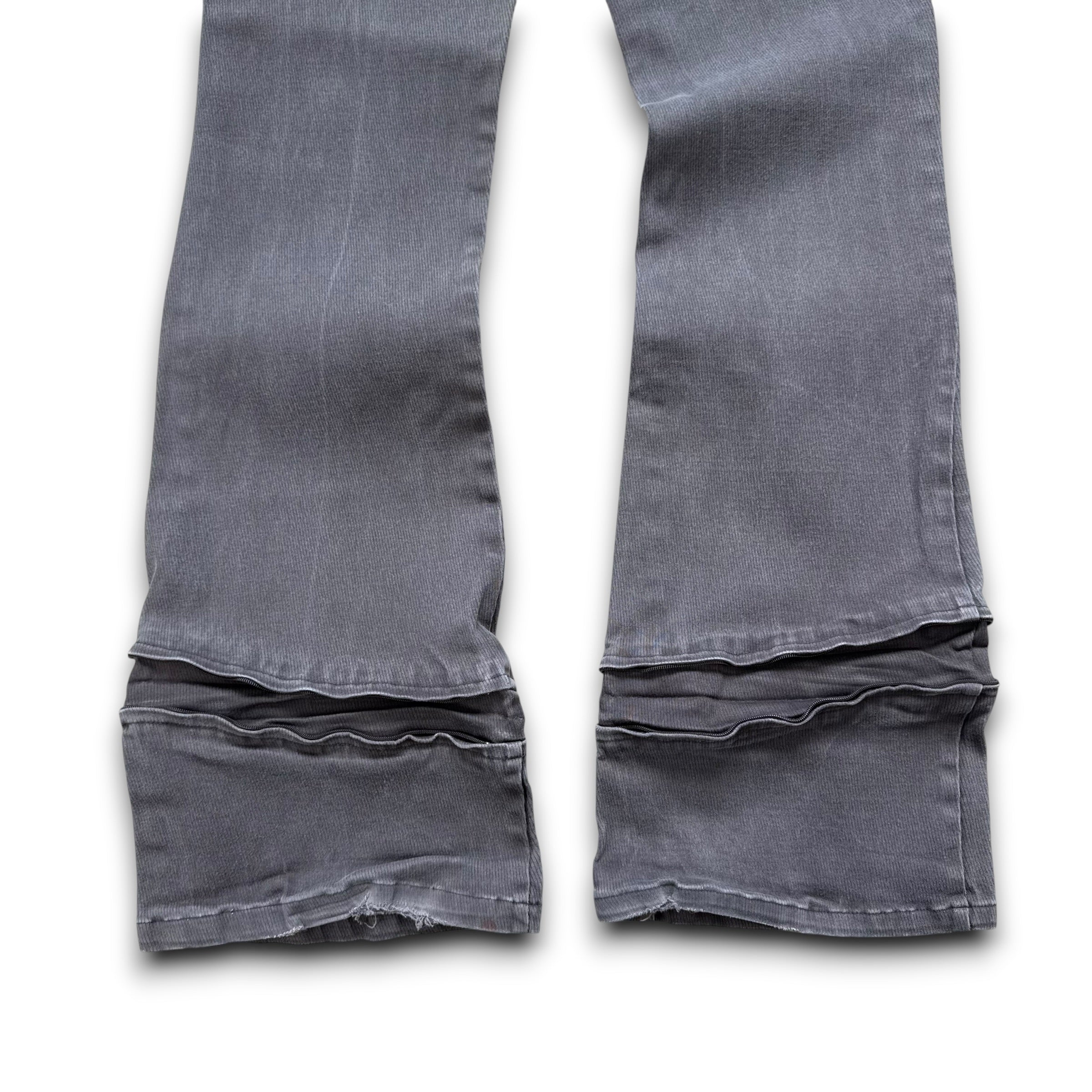 Oakley 2000's technical expandable zip off flare denim jeans (S)