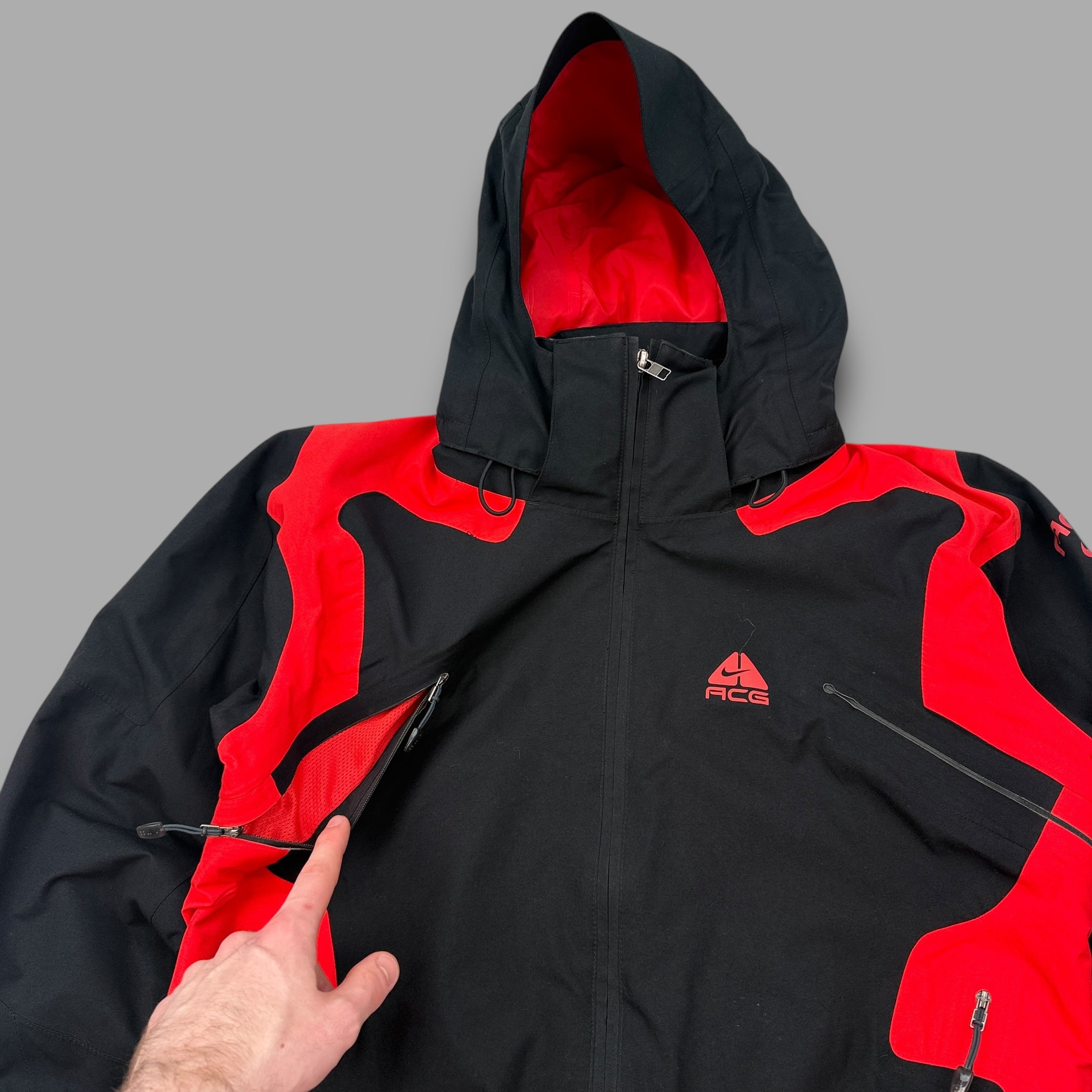 Nike ACG gore-tex 2000's technical vented shell jacket (L) wms