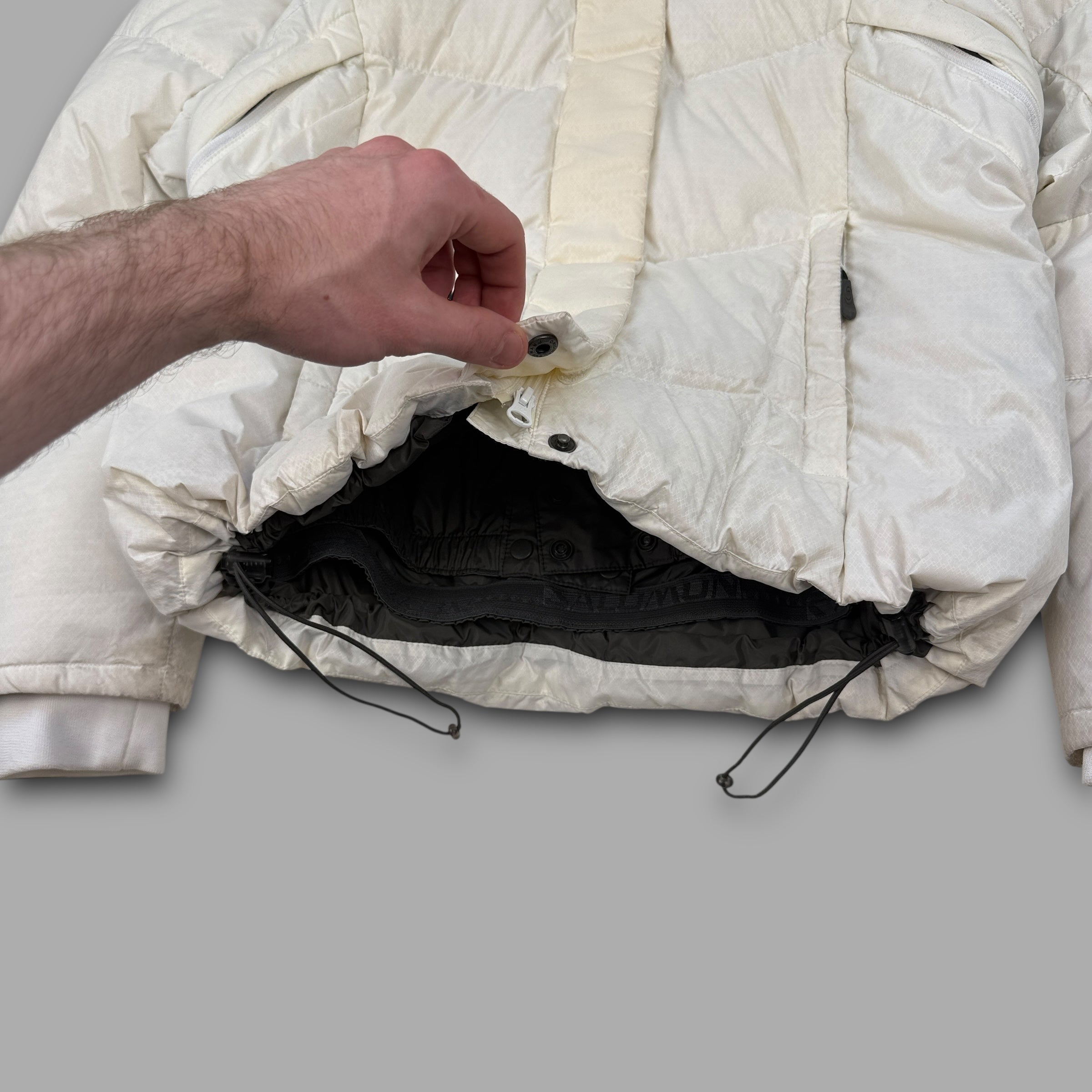 Salomon 2000's technical downfilled vented puffer ski jacket (L) wms