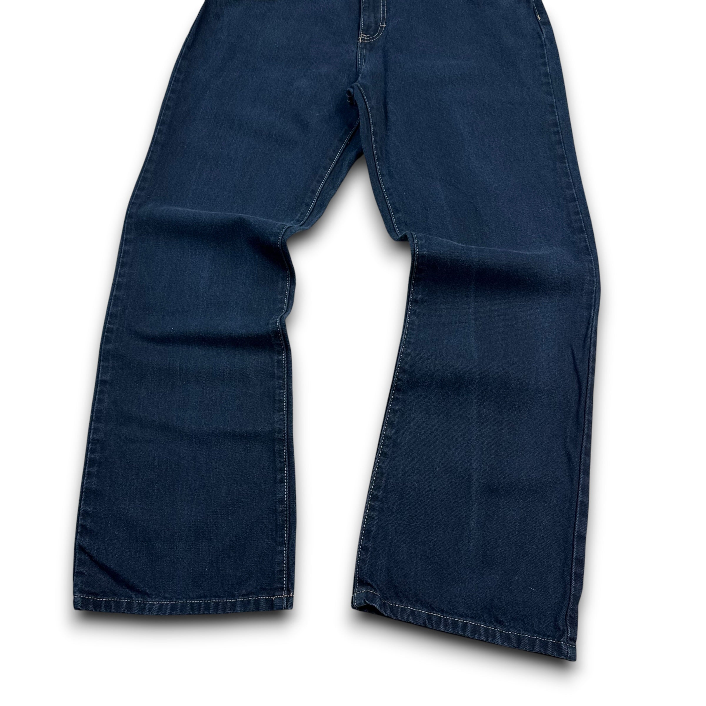 Calvin Klein 2000's black relaxed denim bootcut jeans (S)