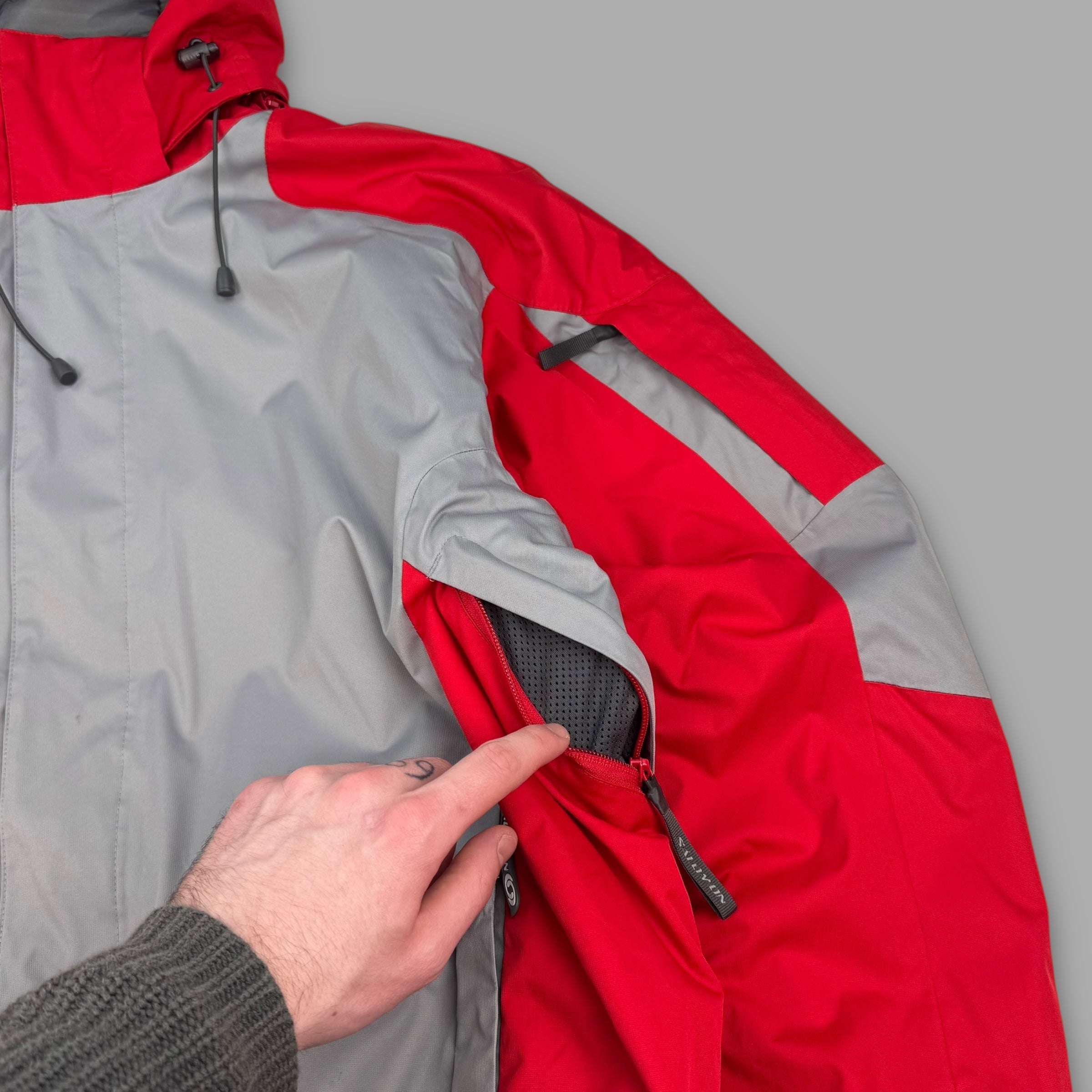 Salomon 2004 technicial panelled vented softshell clima pro ski jacket (L)