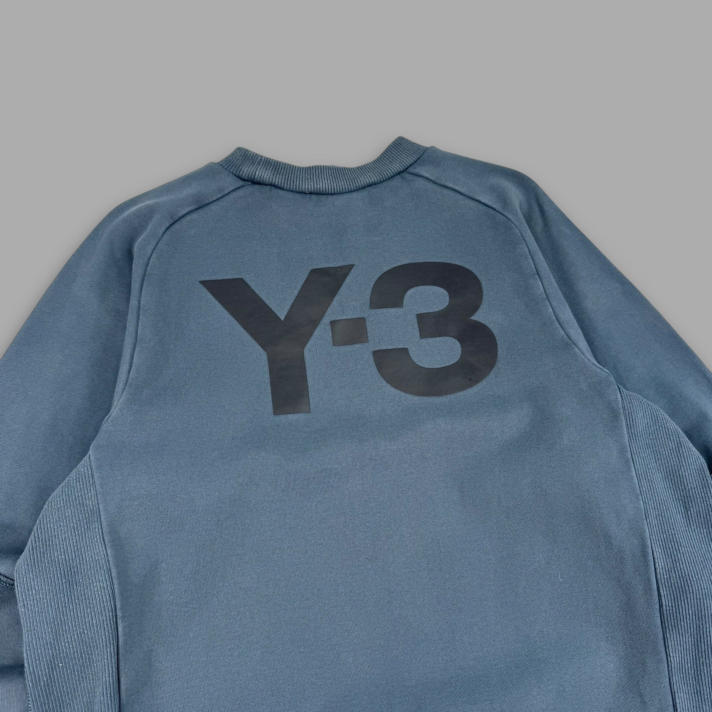 Adidas Yohji Yamamoto 2016 technical panelled pullover graphic Y3 sweatshirt (S)