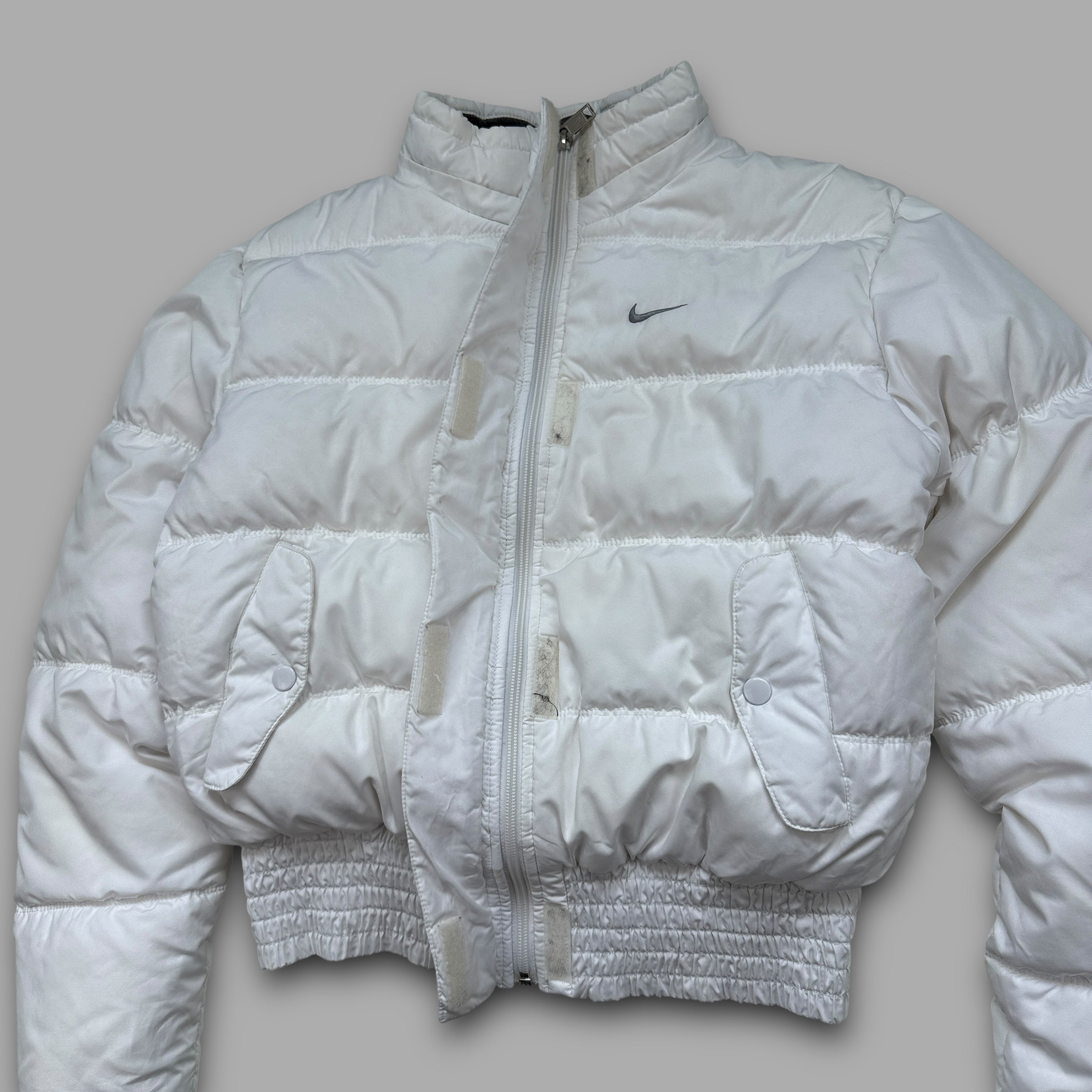 Nike 2000's technical downfilled cropped puffer jacket (S) wms