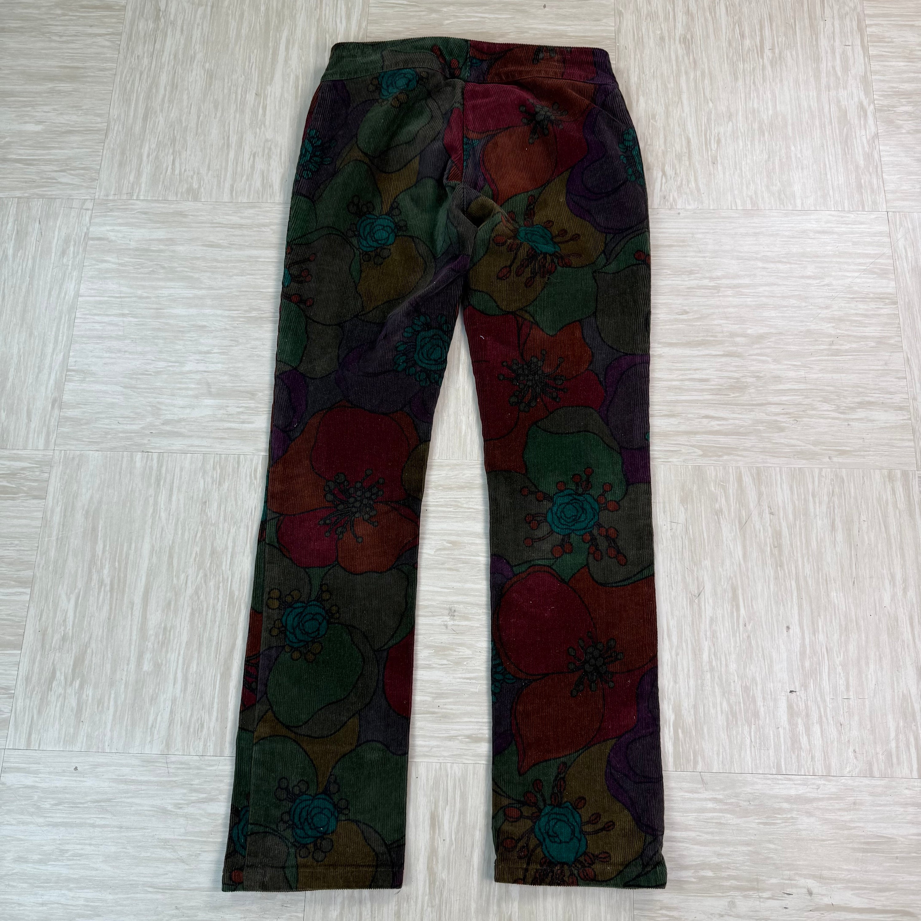 Miss sixty 2000's low Roxy corduroy pattered jeans (XS) wms