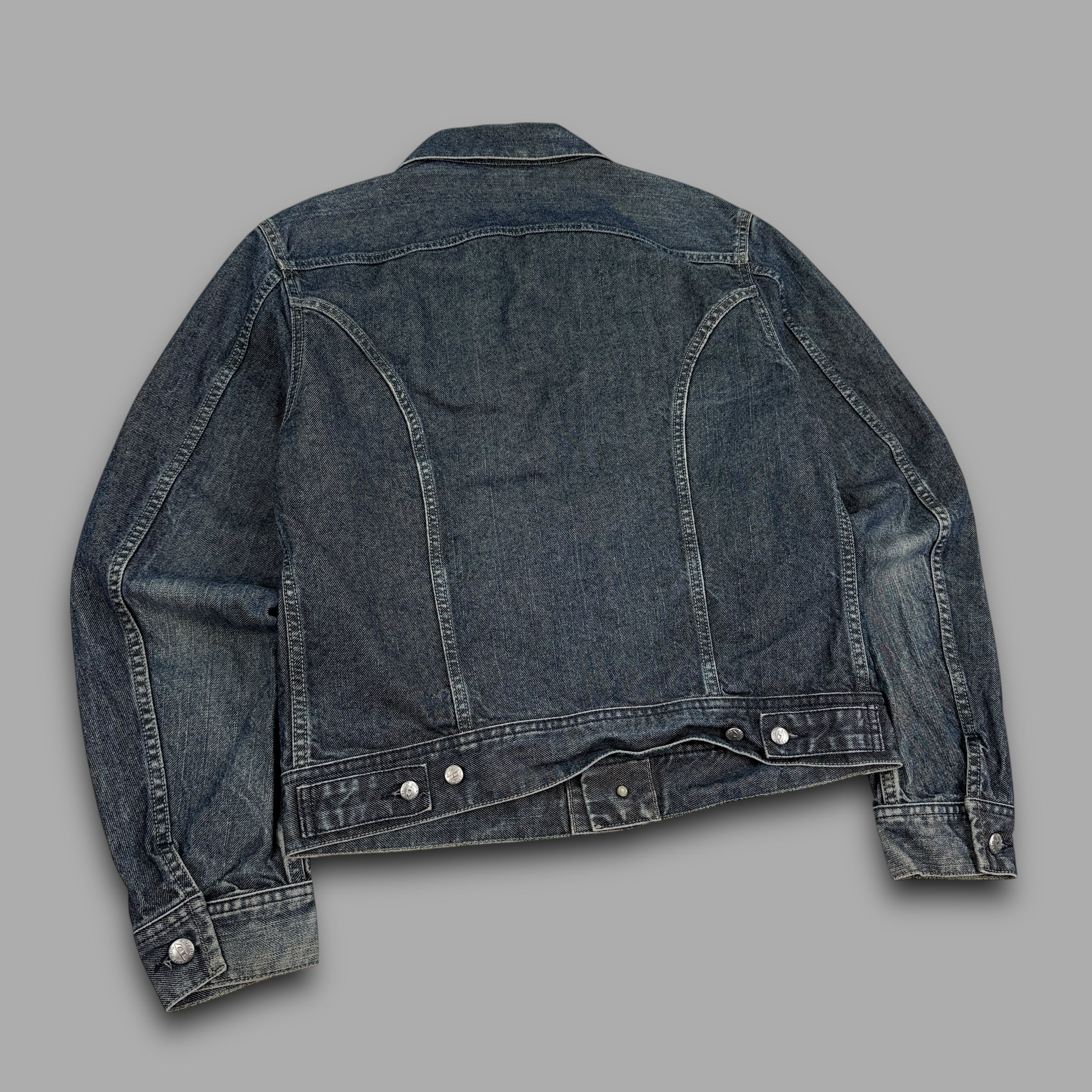 Diesel 2000's button up cropped denim jacket (M)