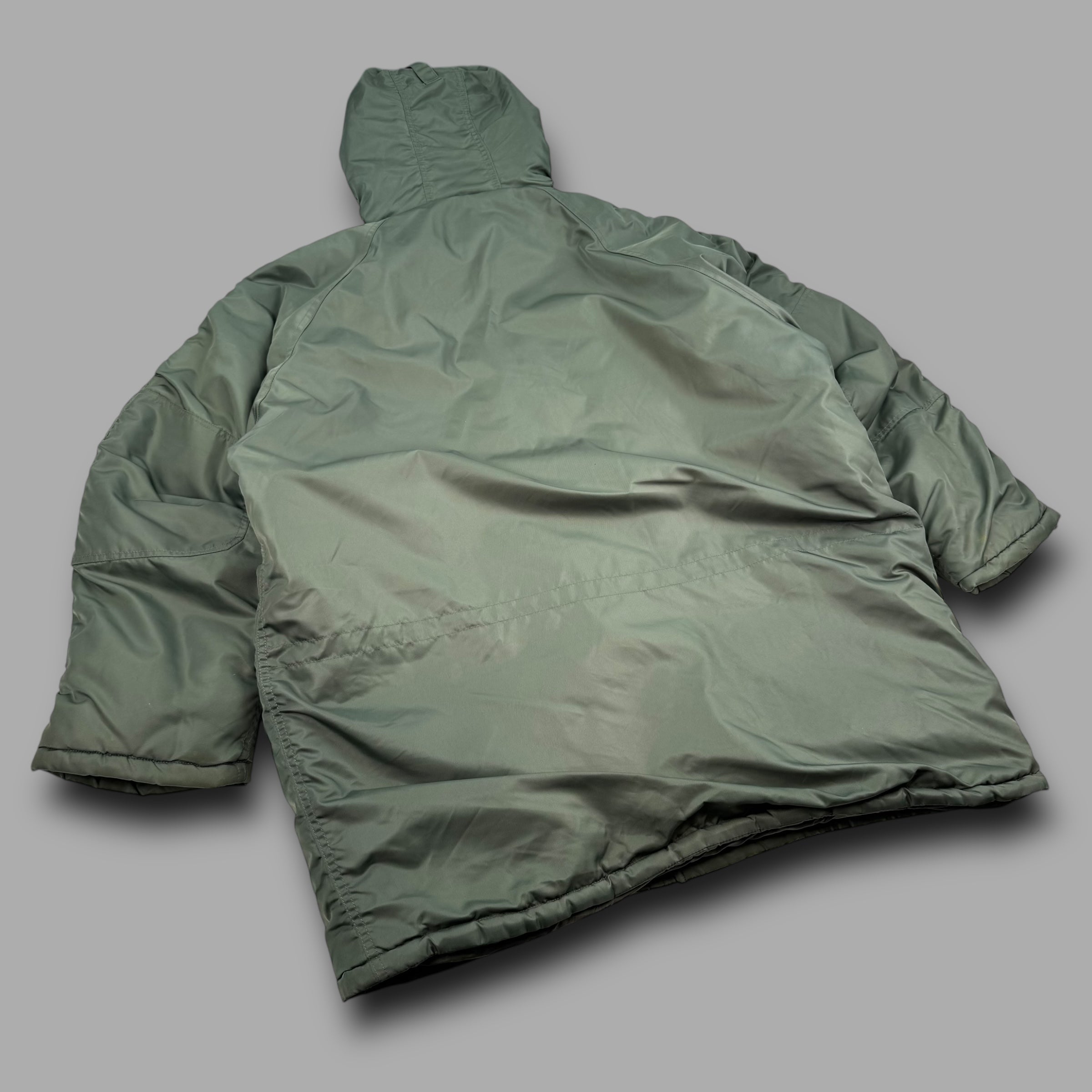 Scott 2000's technical N-3B nylon parka jacket (XL)