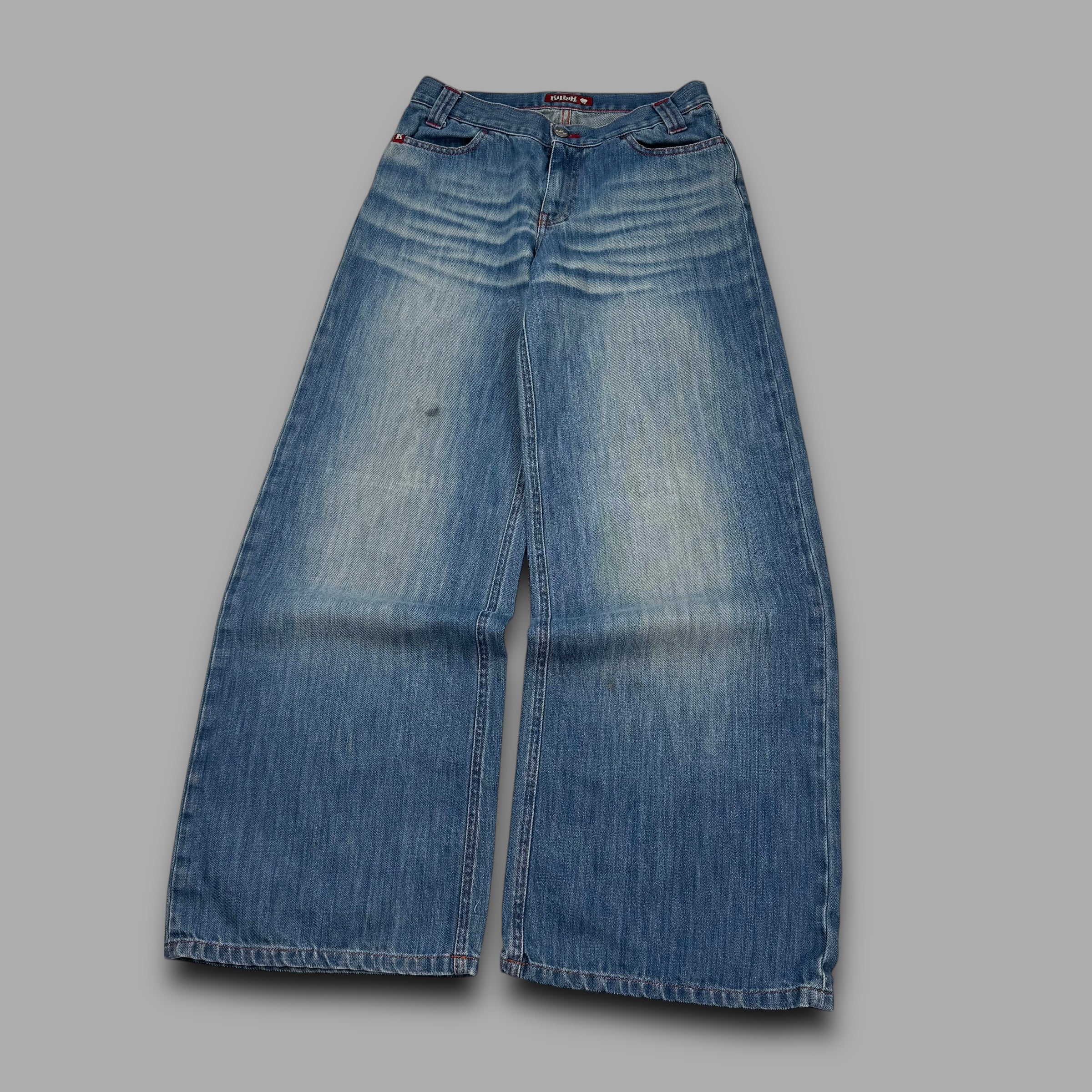 Killah 2000's baggy wide leg denim jeans (S)