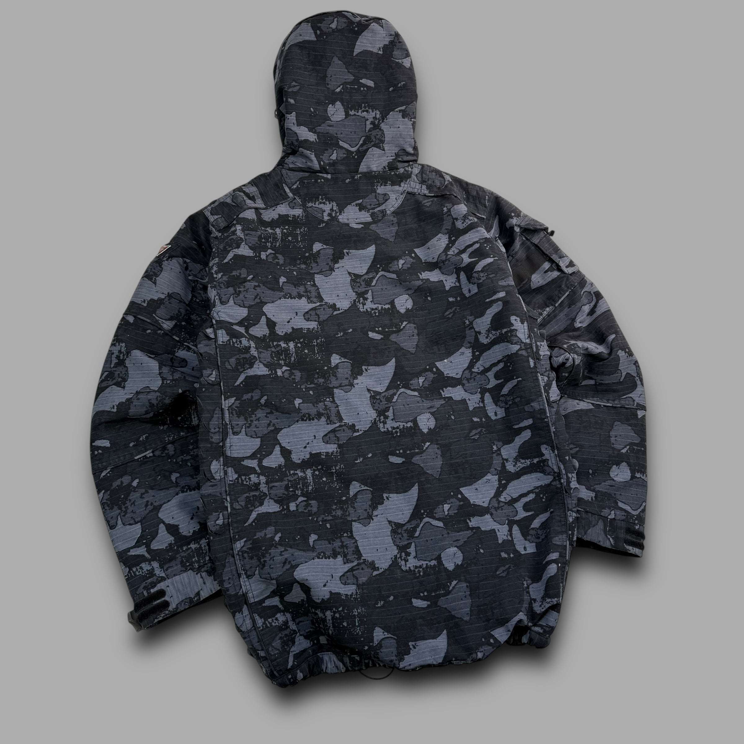 Oakley 2000's tactical field gear blade cut camo shell jacket (S)