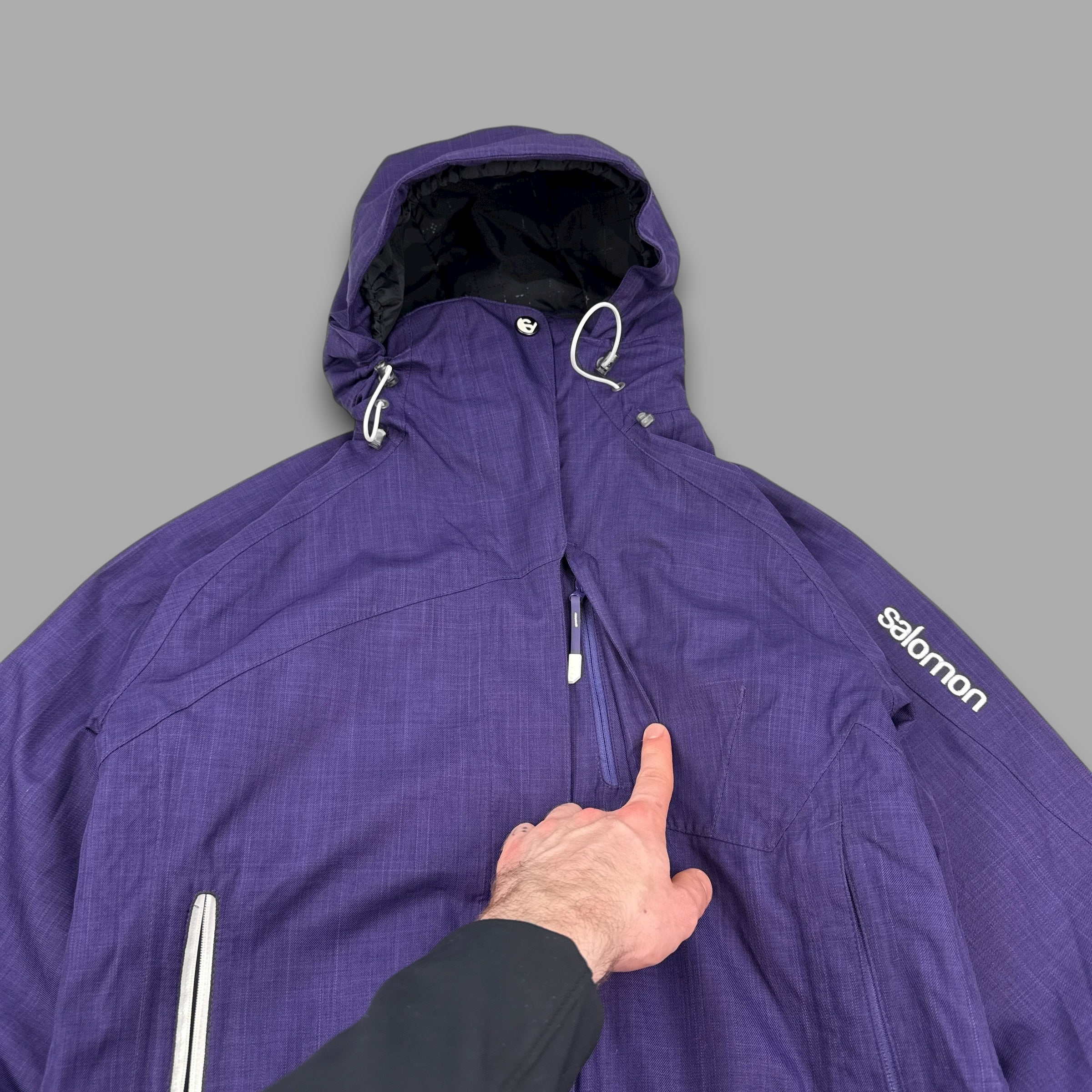 Salomon 2011 technical vented clima pro softshell ski jacket (L) wms