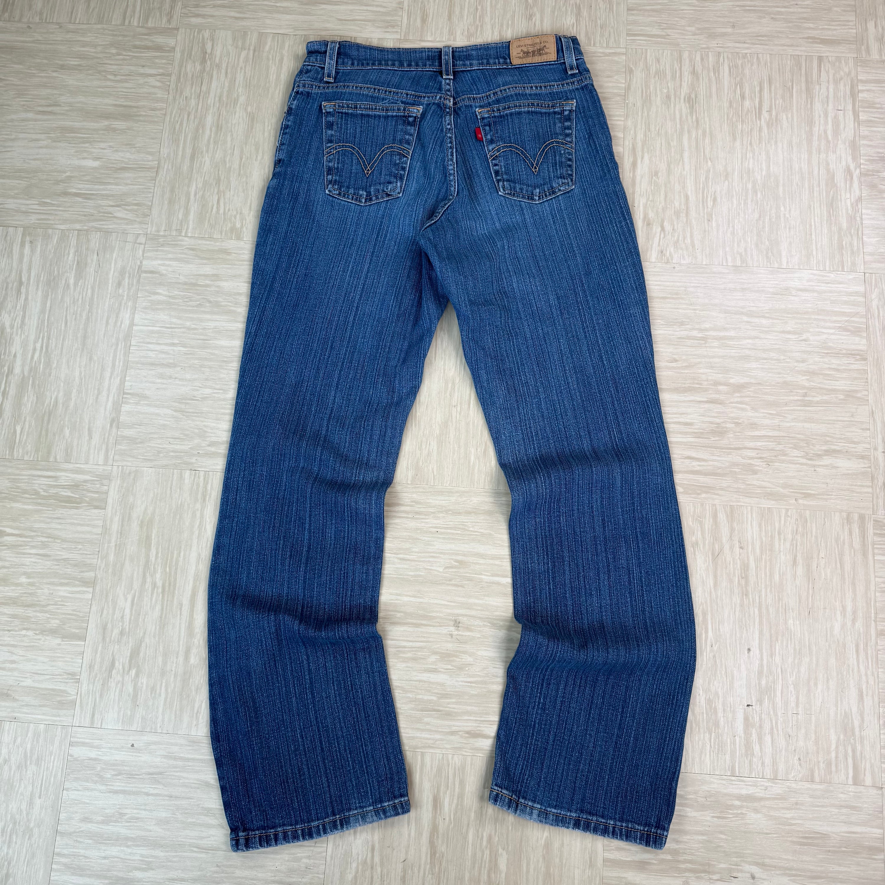 Levi's 550 2000's relaxed bootcut denim jeans (S)