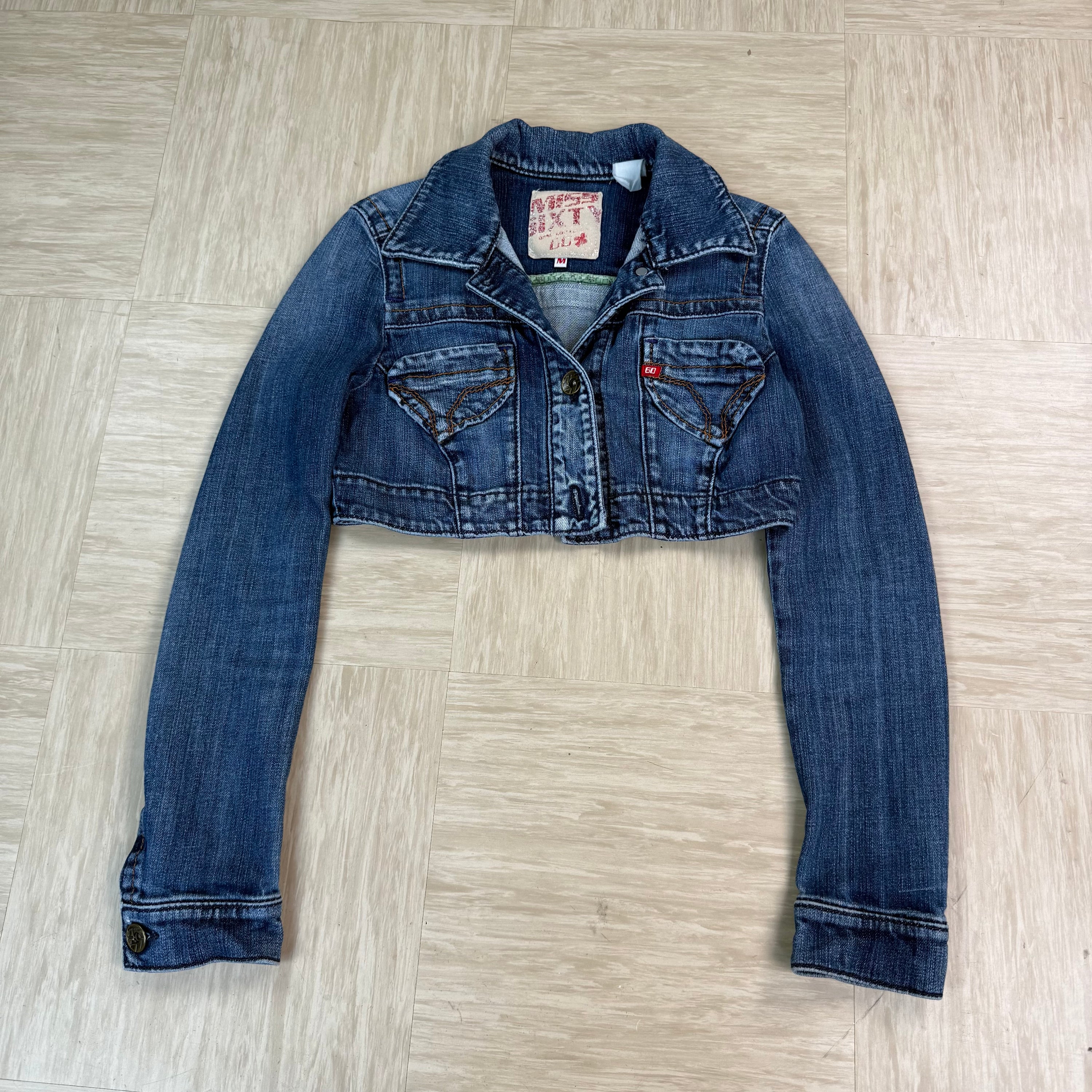 Miss sixty 2000's cropped denim jacket (XS) wms