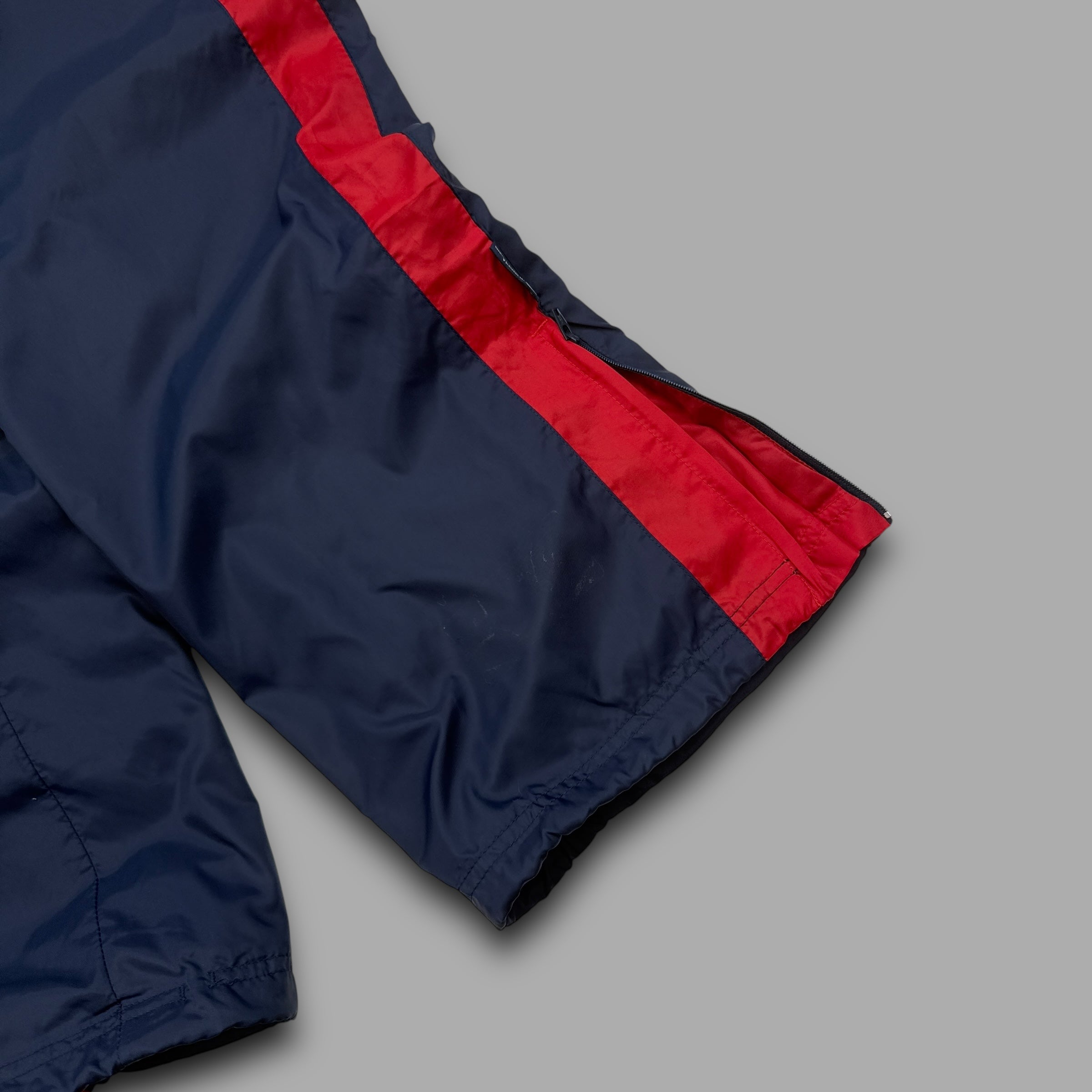 Nike 2000's baggy wide leg track bottoms (S)