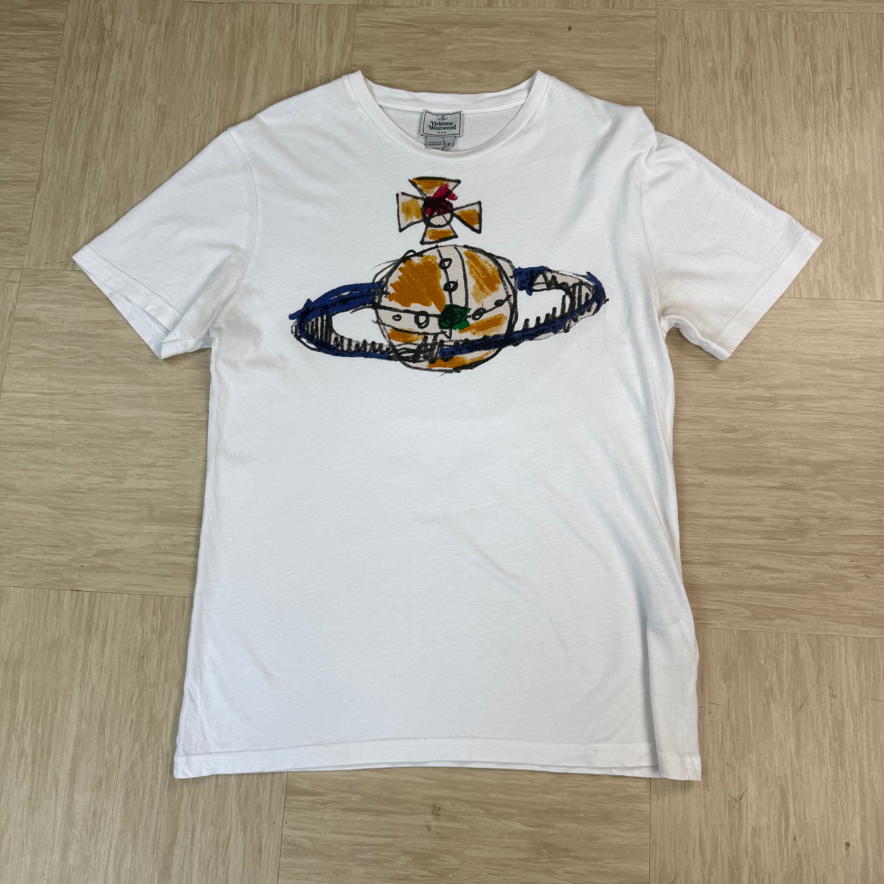 Vivienne Westwood 2000's graphic fitted orb tee (S)