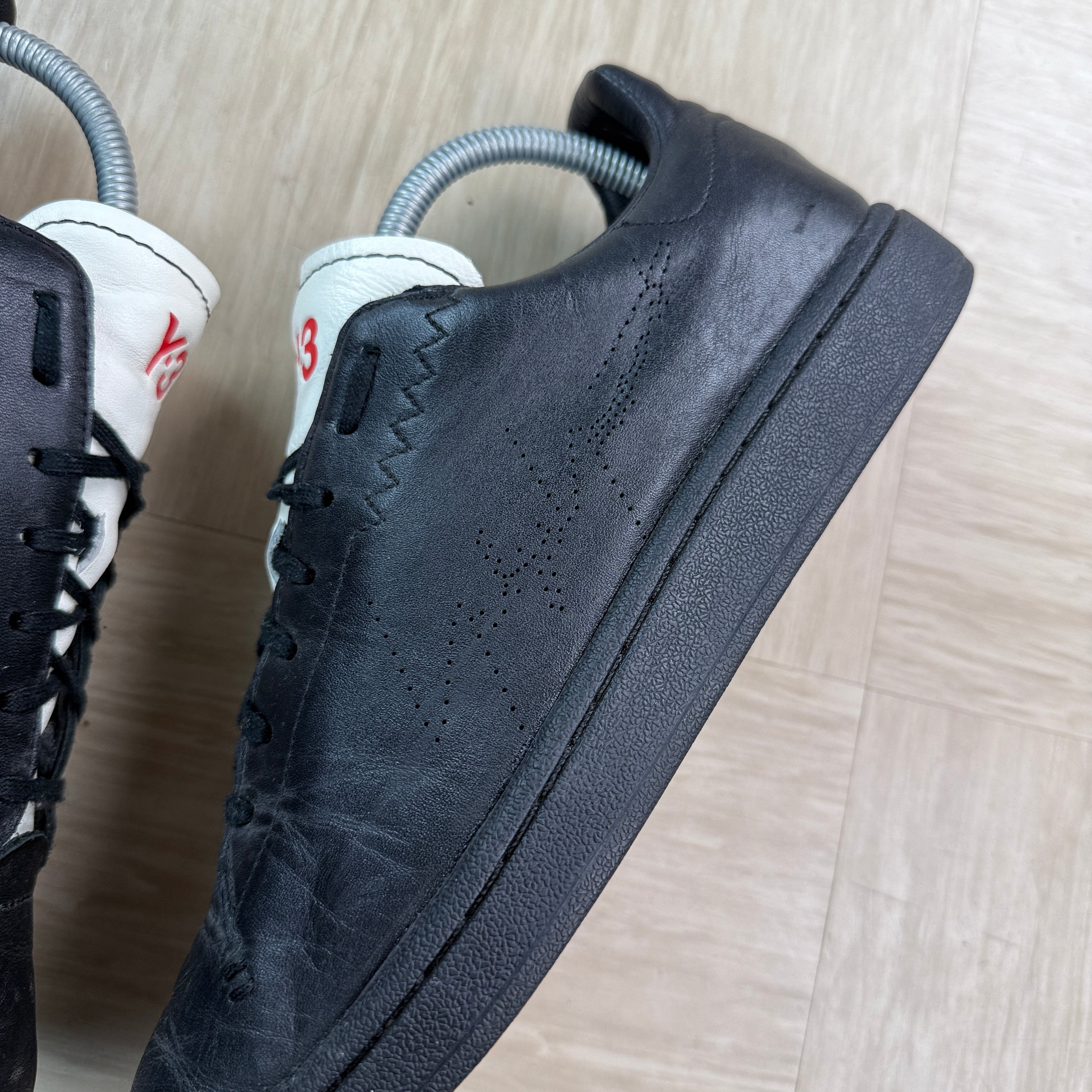 Adidas x Yohji Yamamoto 2007 perforated leather Y3 field trainers (UK8)