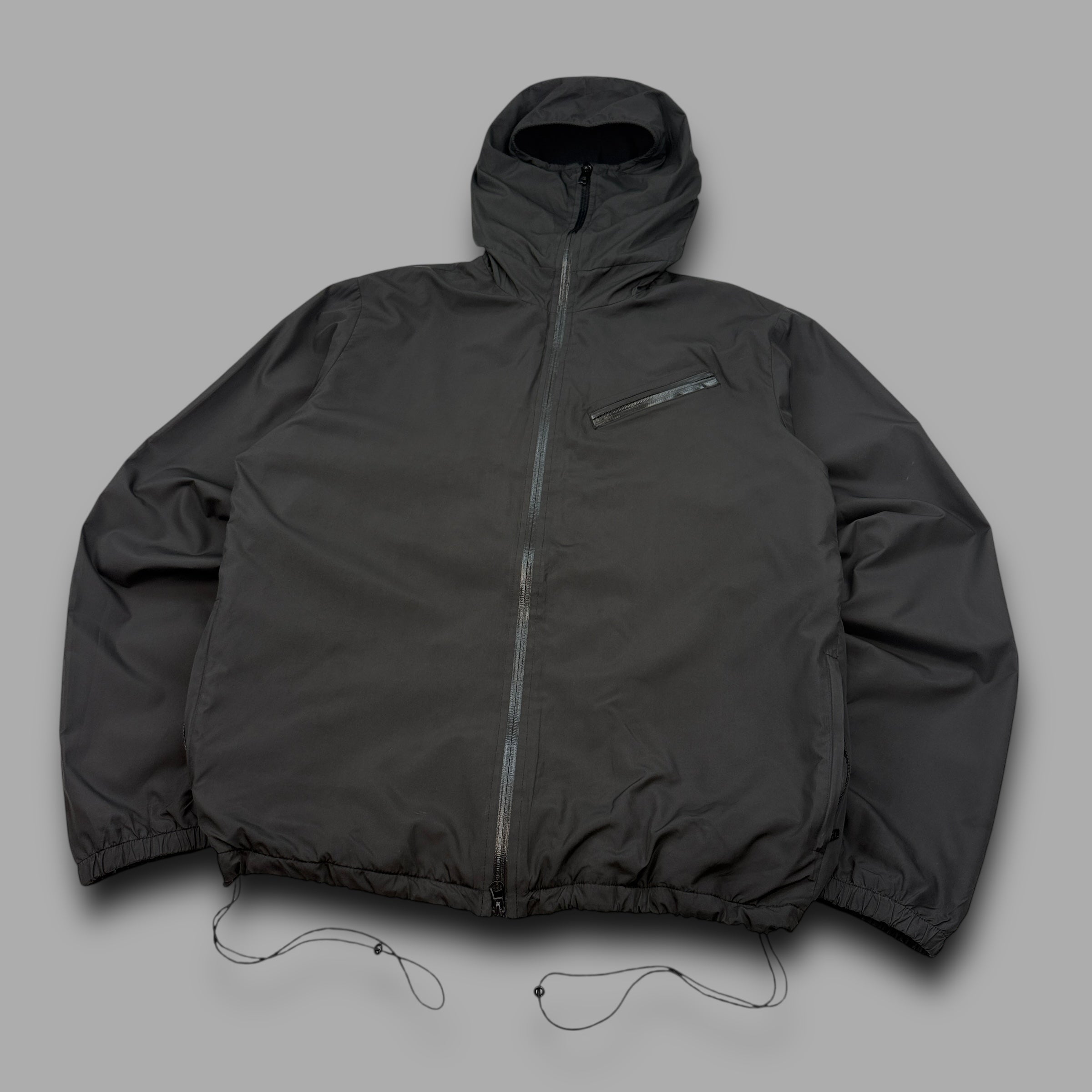 Yohji yamamoto 2007 technical full-zip softshell balaclava jacket (M-L)