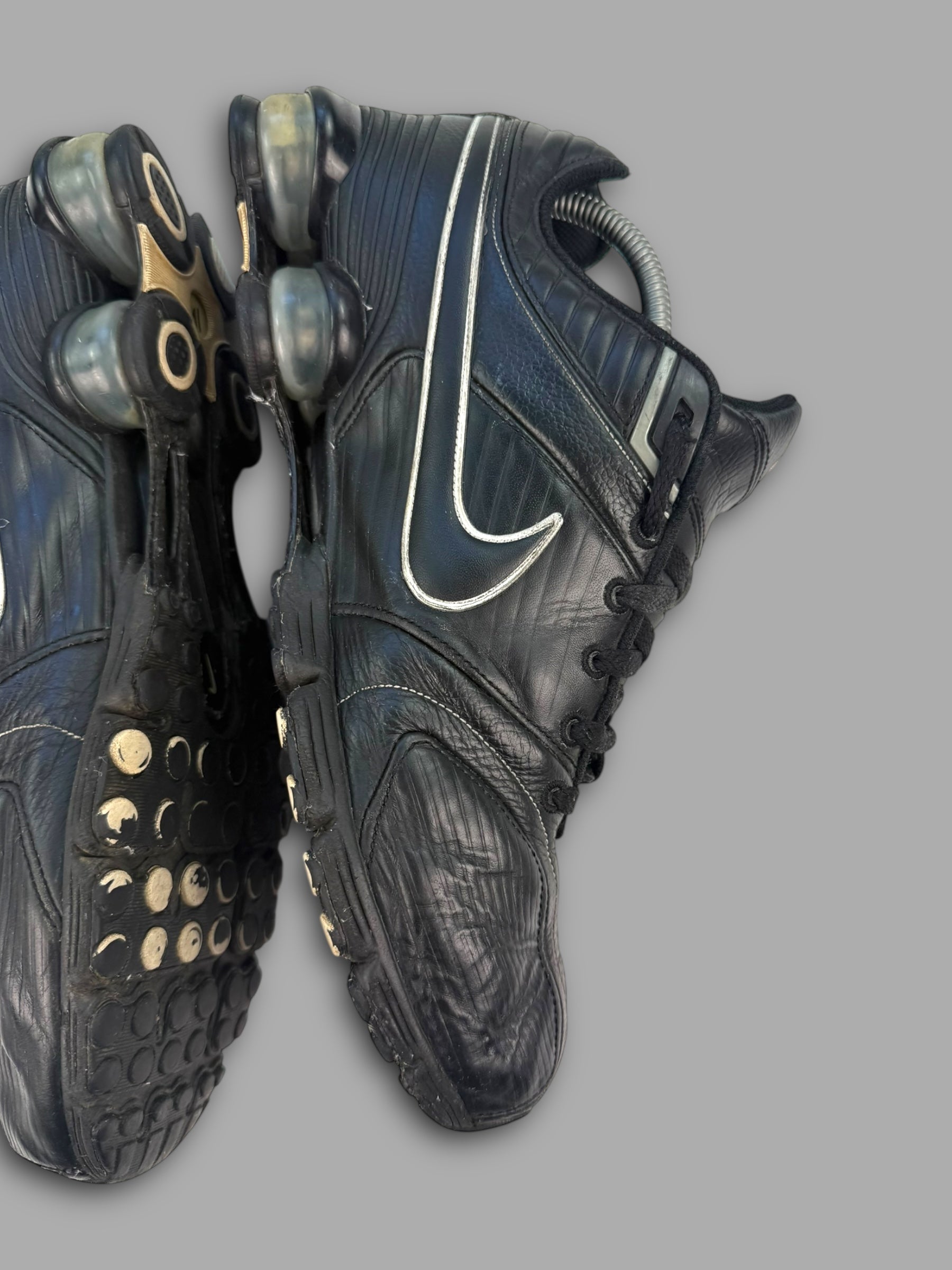Nike shox turbo 13 'triple black' 2008 (UK9)