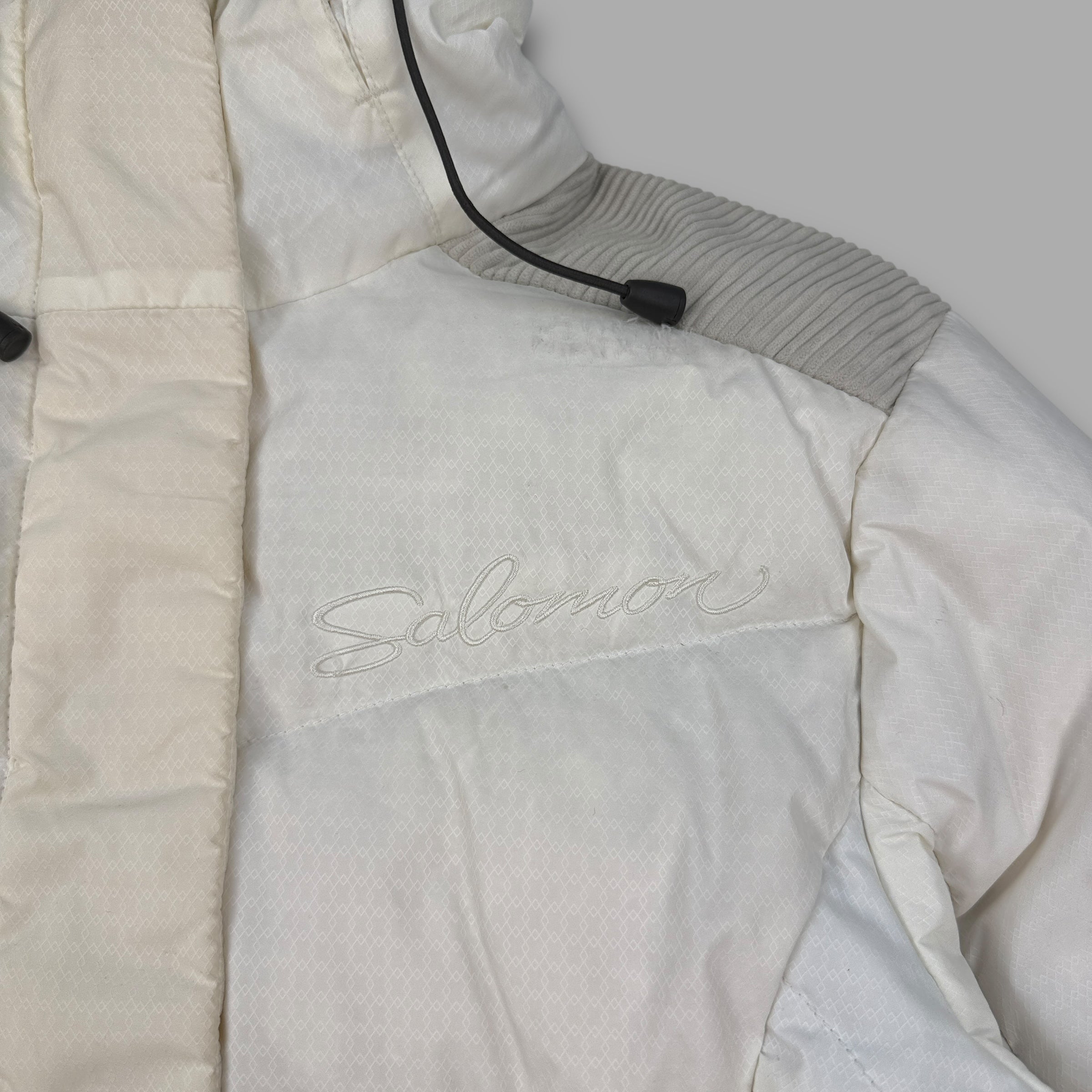 Salomon 2000's technical downfilled vented puffer ski jacket (L) wms
