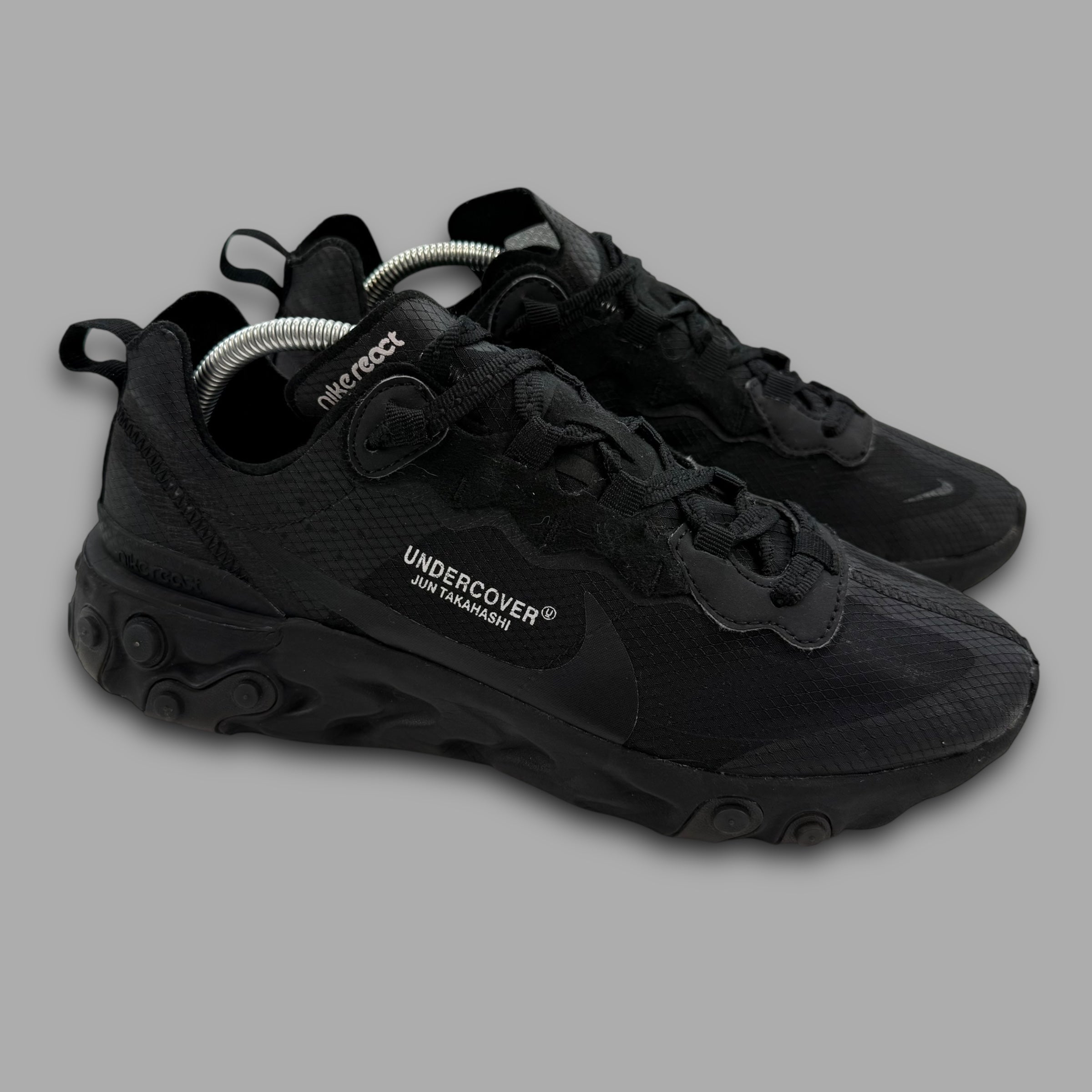 Nike react x undercover 'triple black' 2017 (UK8.5)