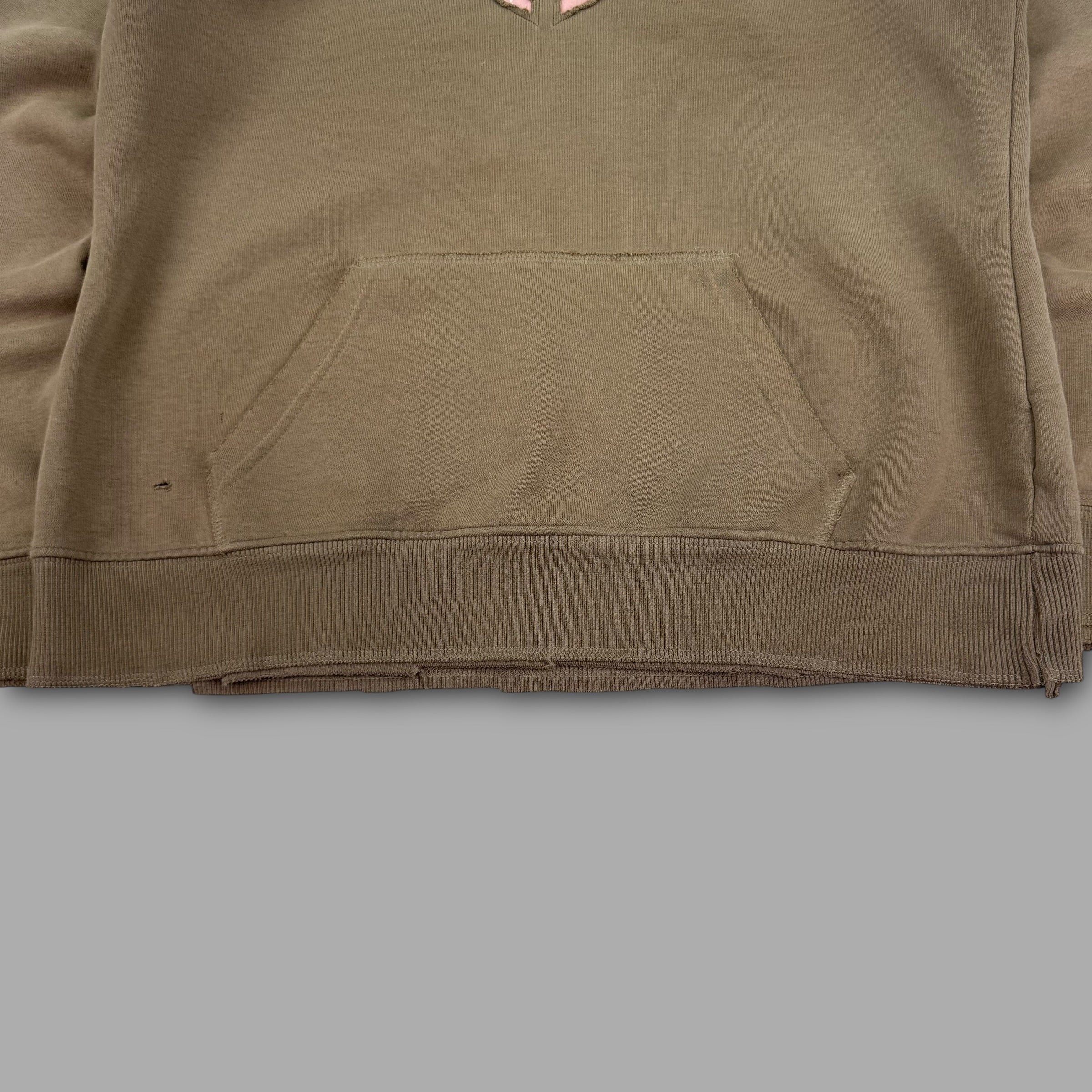 Roxy 2000's embroidered logo pull over hoodie (XL) wms